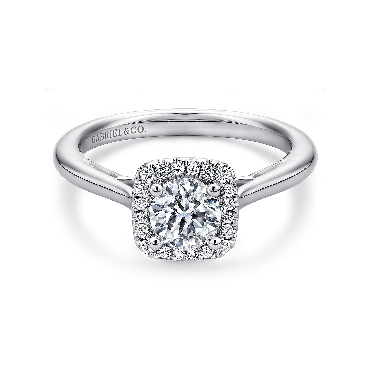 18k White Gold Diamond Halo 18k White Gold Diamond Halo
