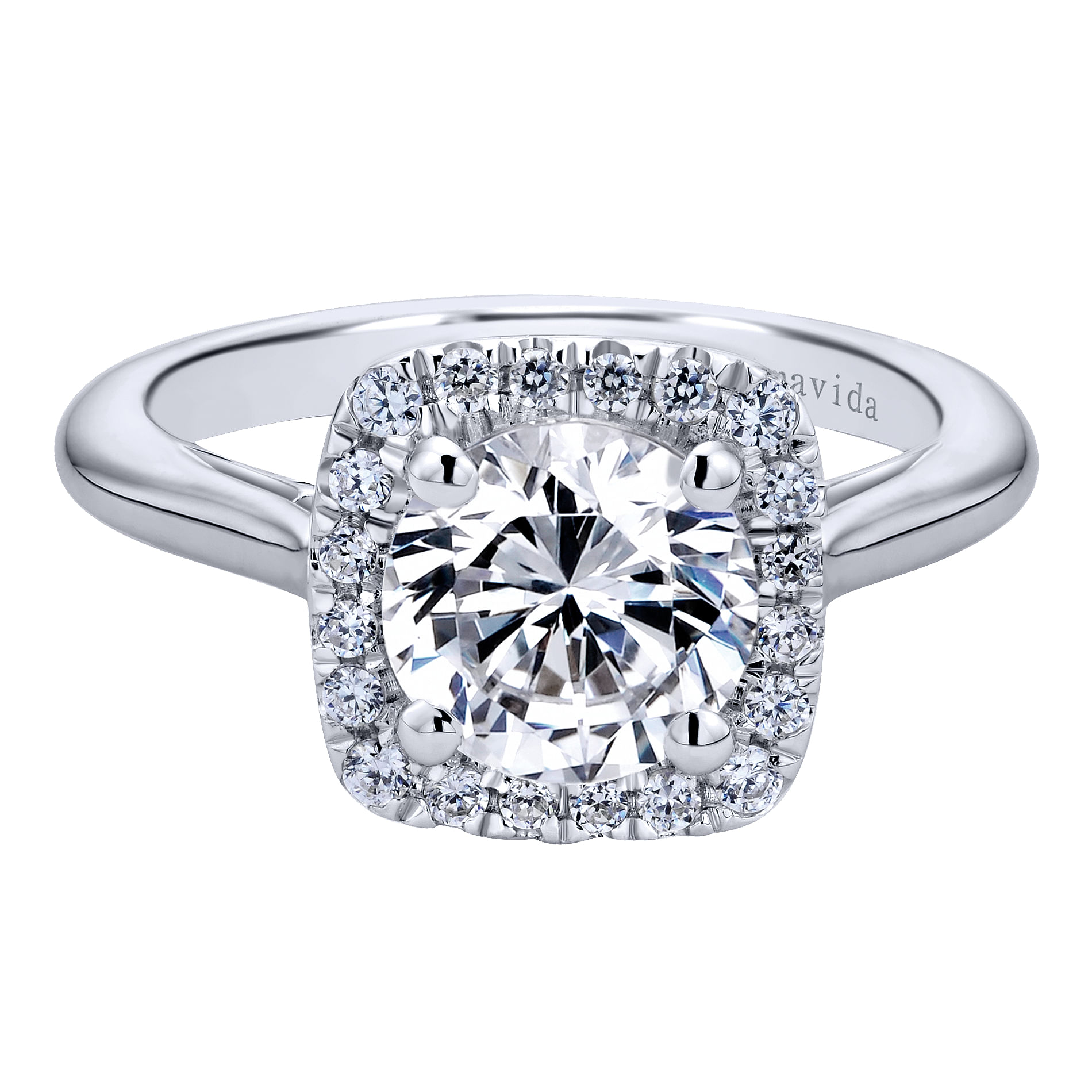 18k White Gold Diamond Halo 18k White Gold Diamond Halo