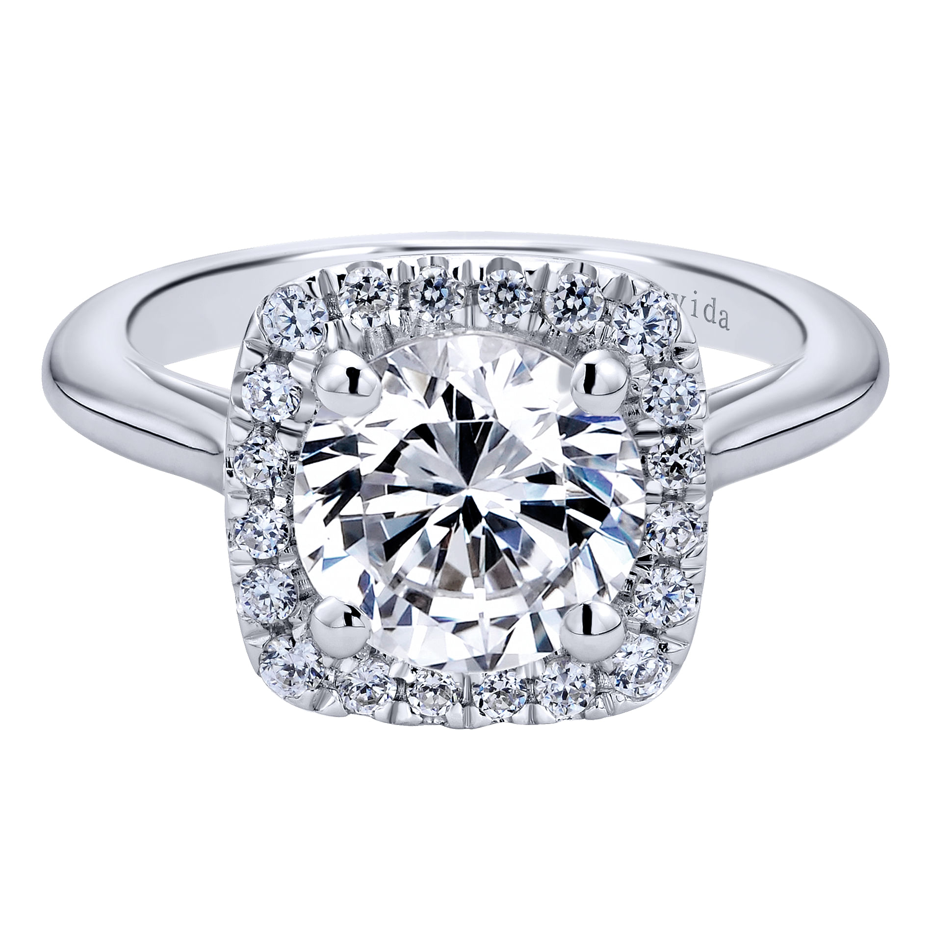 18k White Gold Diamond Halo 18k White Gold Diamond Halo