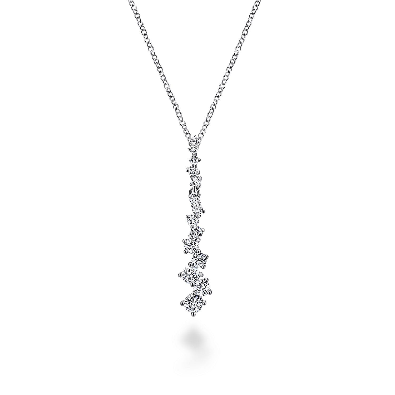 18k White Gold Diamond Pendant Fashion 18k White Gold Diamond Pendant Fashion