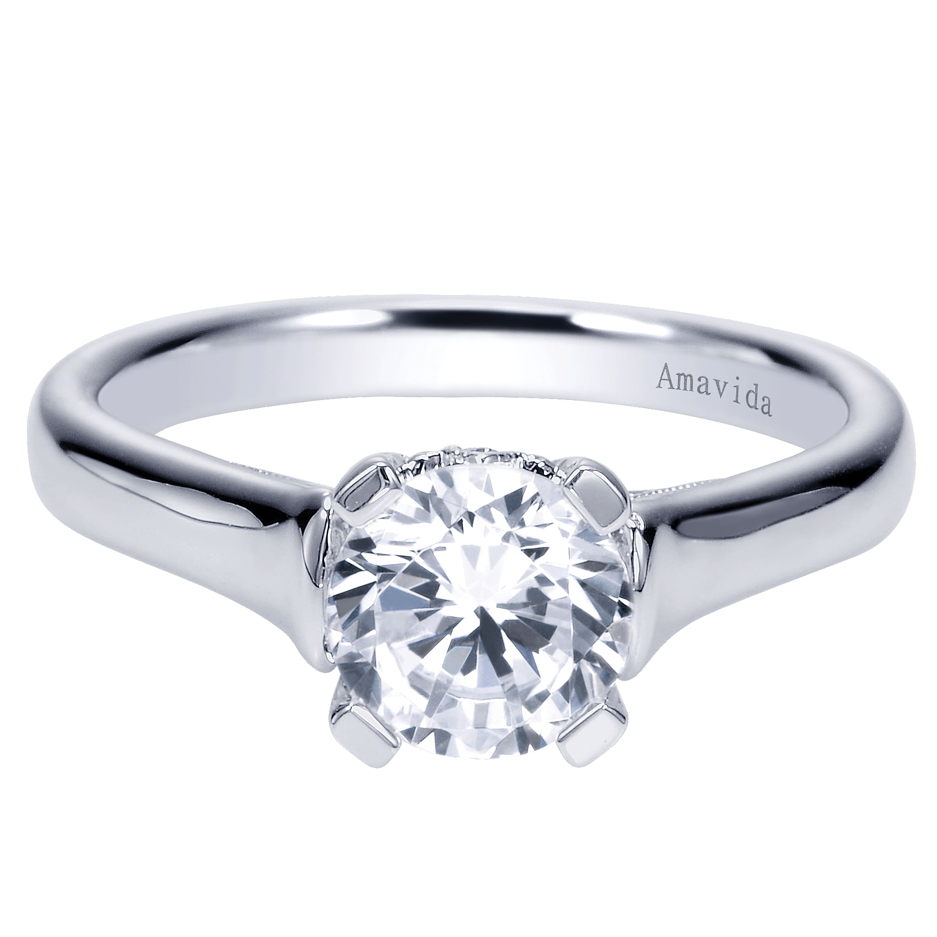 18k White Gold Diamond Solitaire 18k White Gold Diamond Solitaire