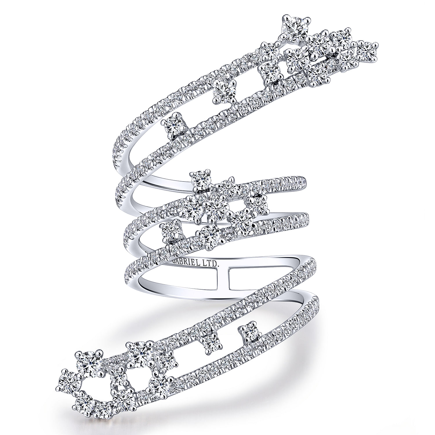 18k White Gold Diamond Statement 18k White Gold Diamond Statement