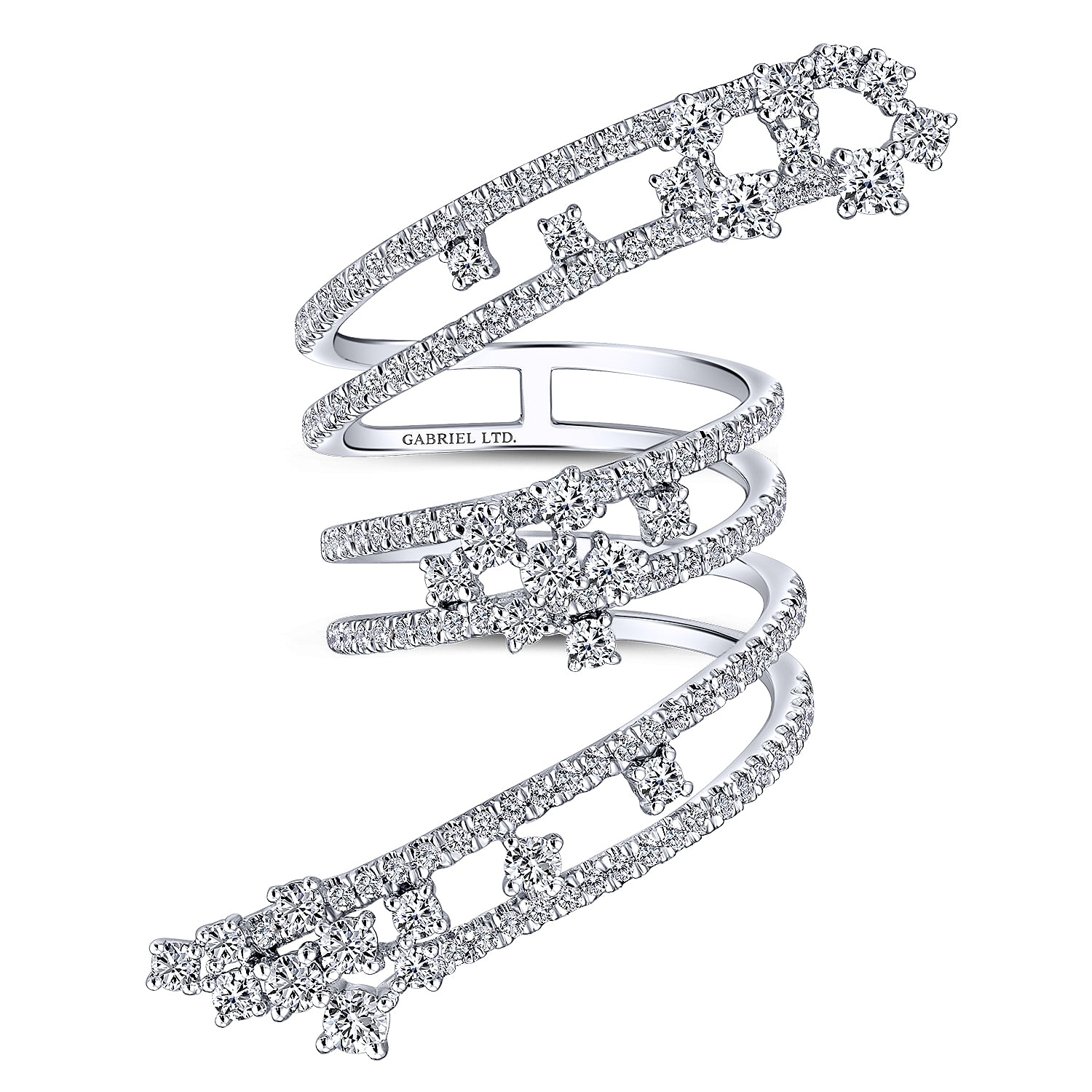 18k White Gold Diamond Statement Ladies 18k White Gold Diamond Statement Ladies