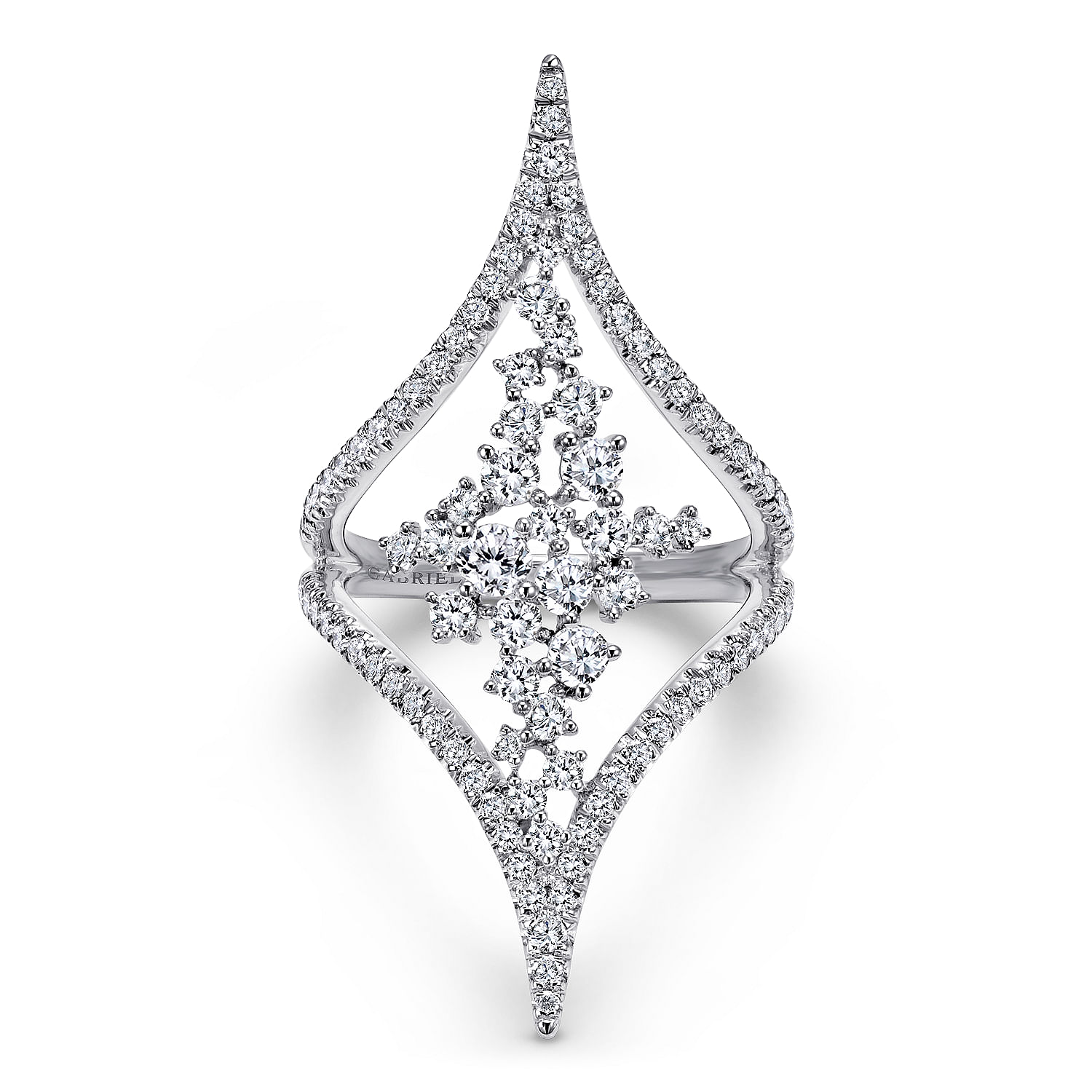 18k White Gold Diamond Statement 18k White Gold Diamond Statement