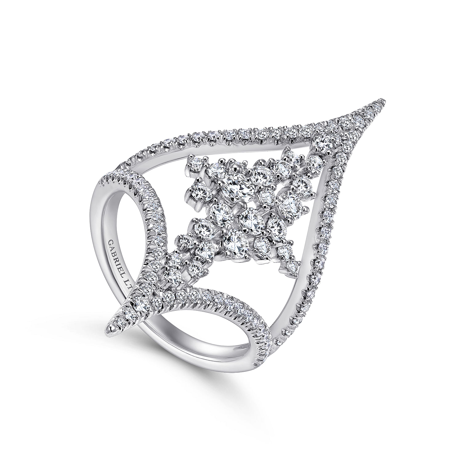 18k White Gold Diamond Statement Ladies 18k White Gold Diamond Statement Ladies
