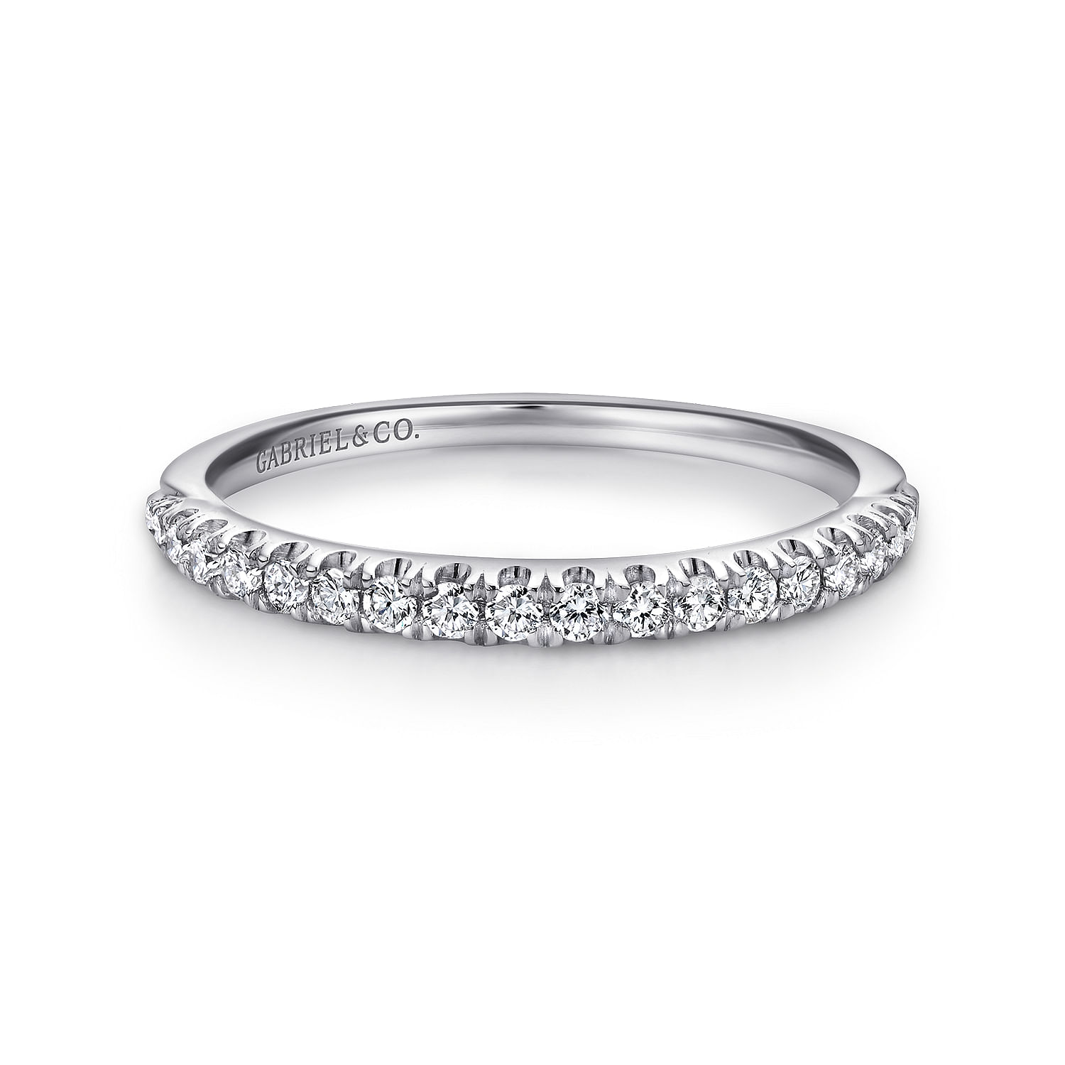 18k White Gold Diamond Straight 18k White Gold Diamond Straight