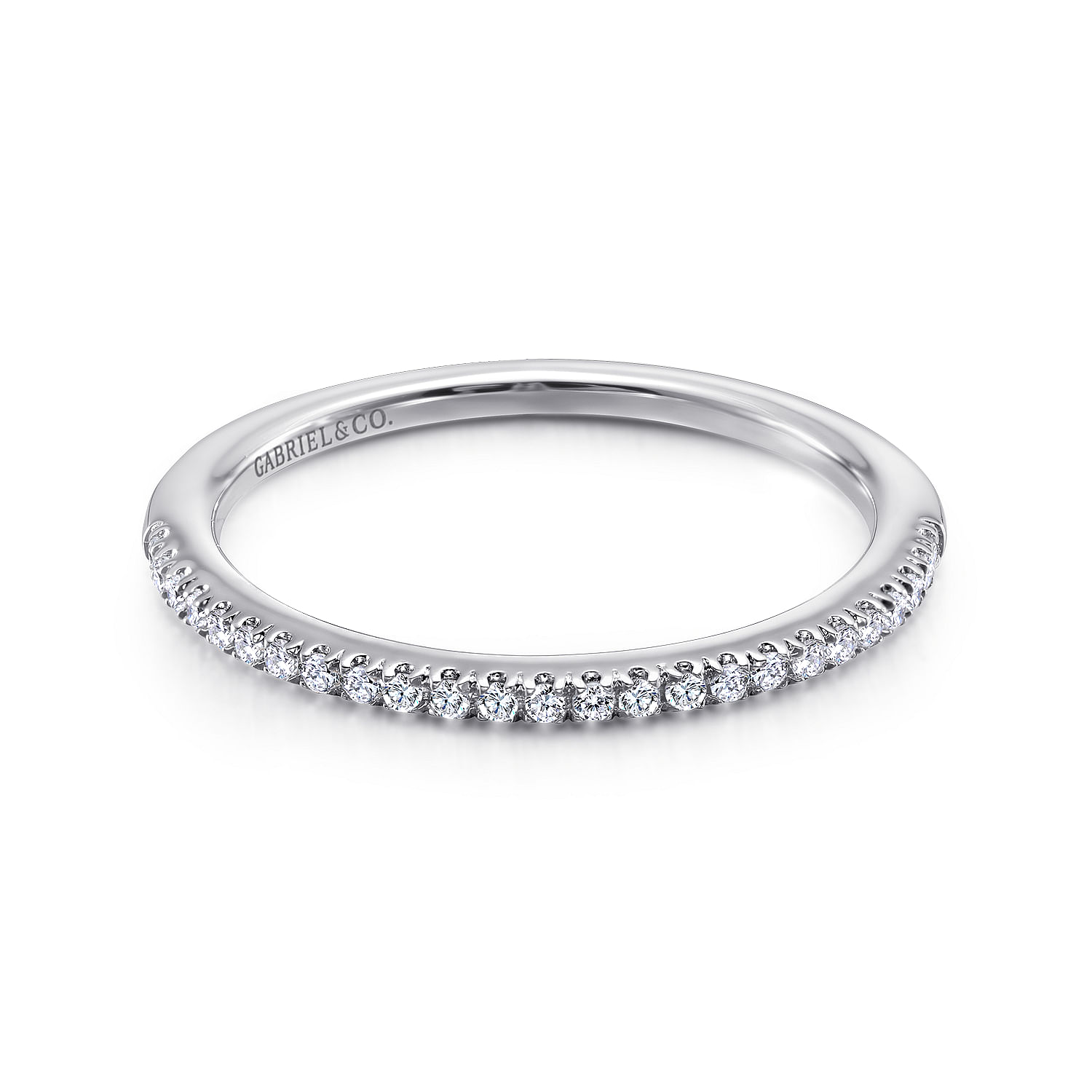 18k White Gold Diamond Straight 18k White Gold Diamond Straight
