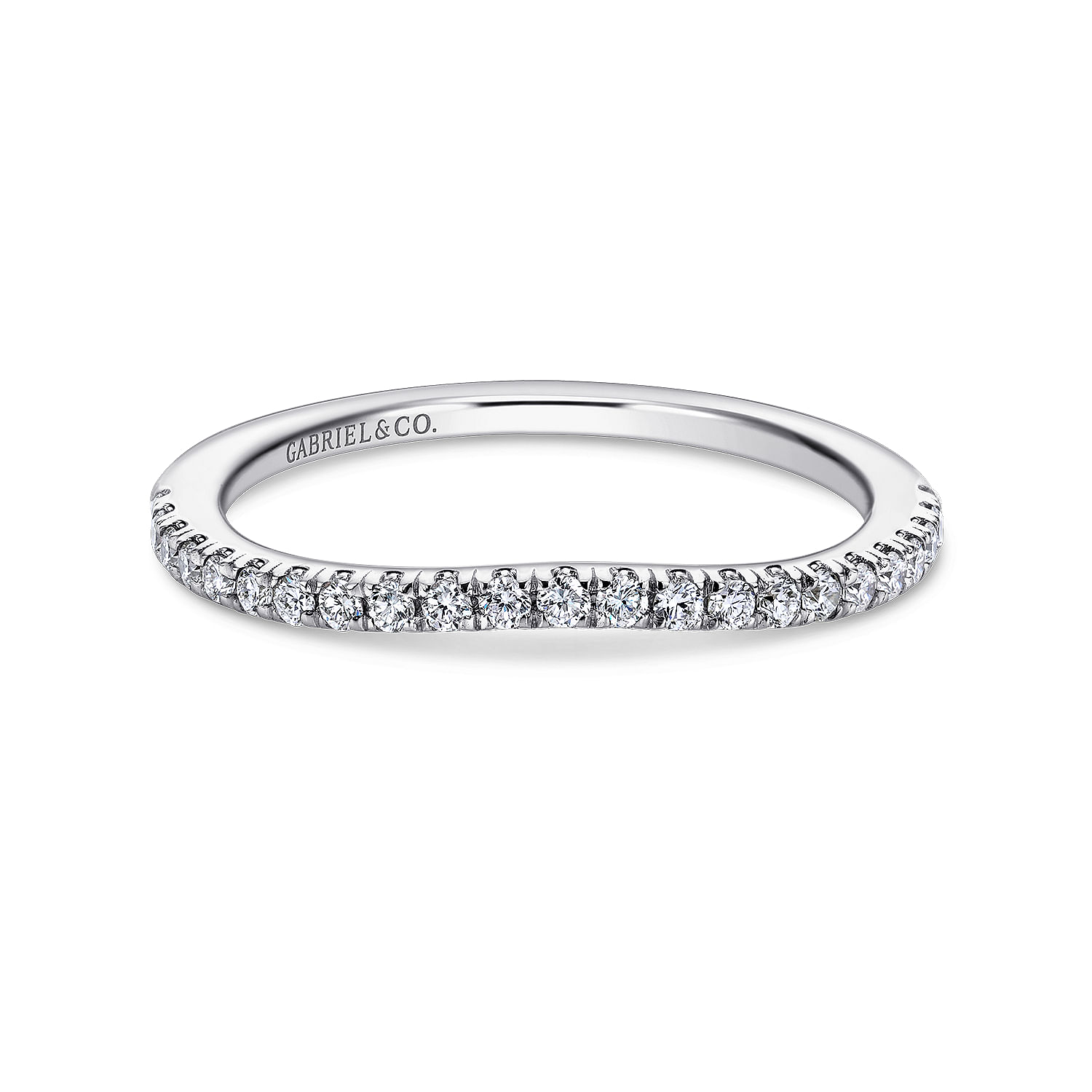 18k White Gold Diamond Straight 18k White Gold Diamond Straight