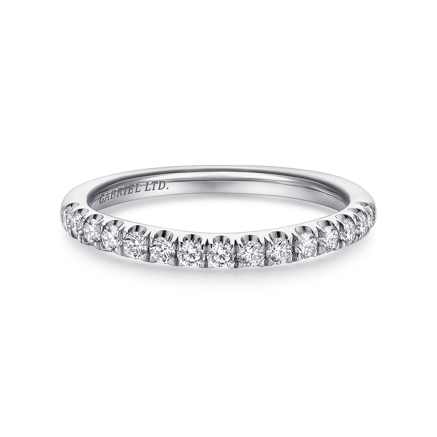 18k White Gold Diamond Straight 18k White Gold Diamond Straight