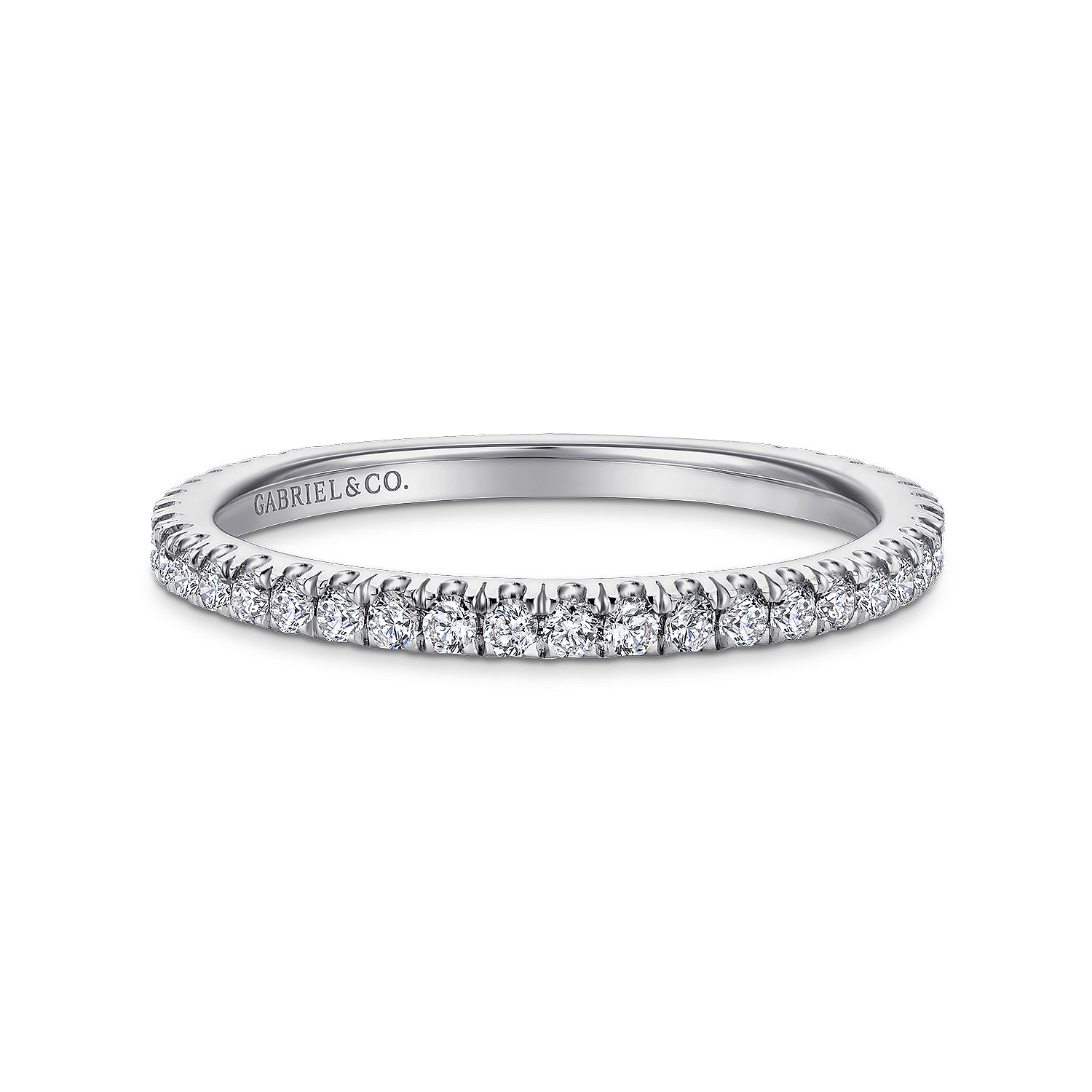 18k White Gold Diamond Straight 18k White Gold Diamond Straight