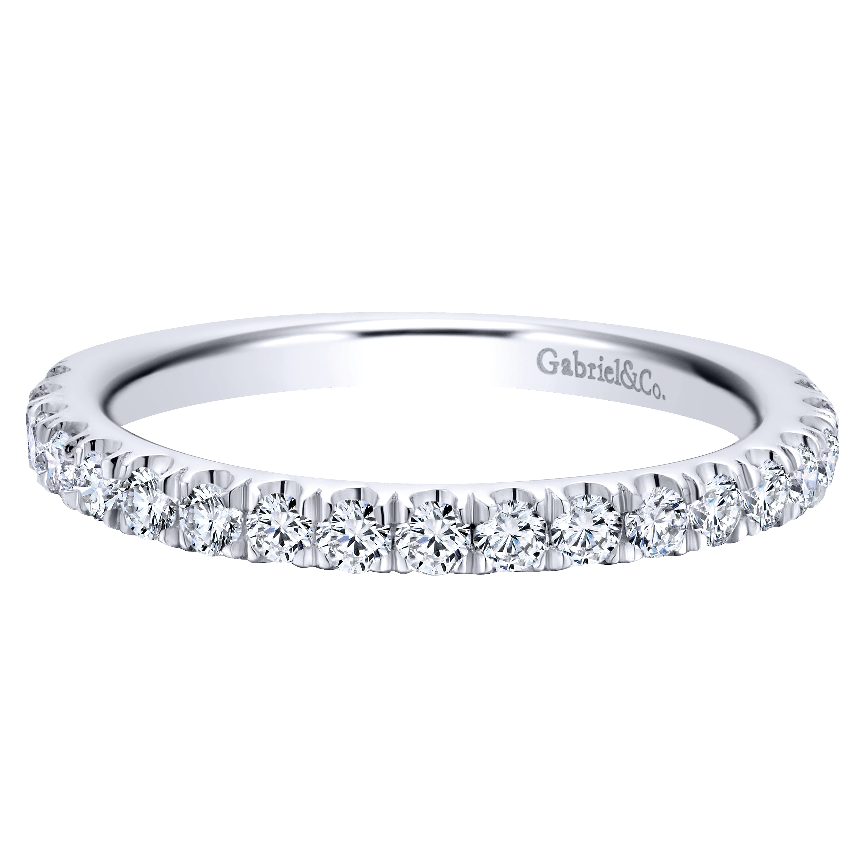 18k White Gold Diamond Straight 18k White Gold Diamond Straight