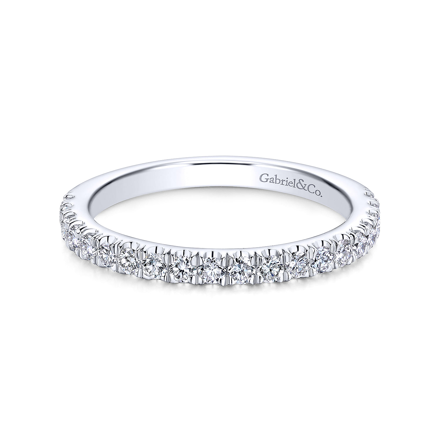18k White Gold Diamond Straight 18k White Gold Diamond Straight