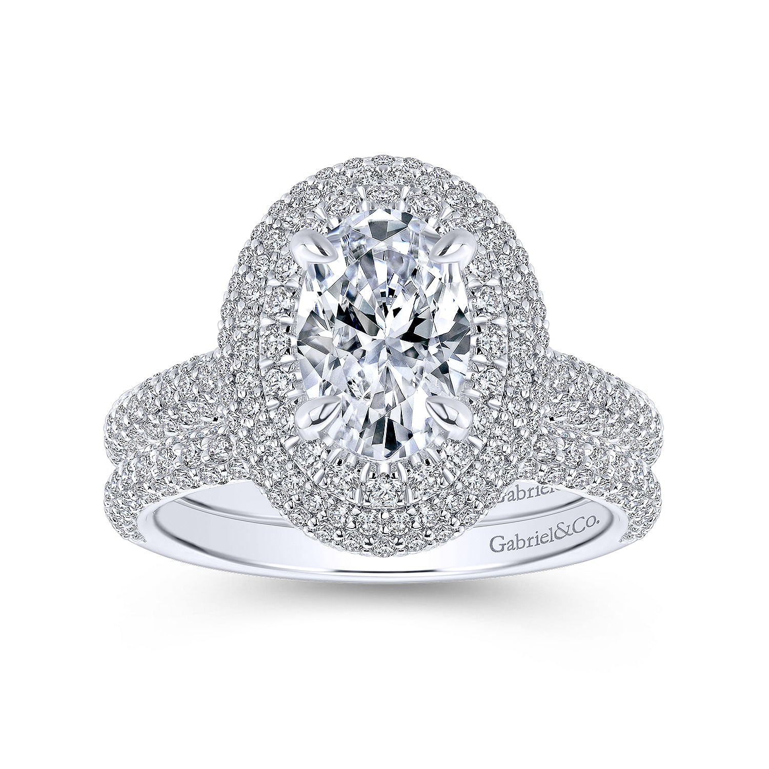 18k White Gold Diamond Straight Wedding Band angle 4 18k White Gold Diamond Straight Wedding Band angle 4