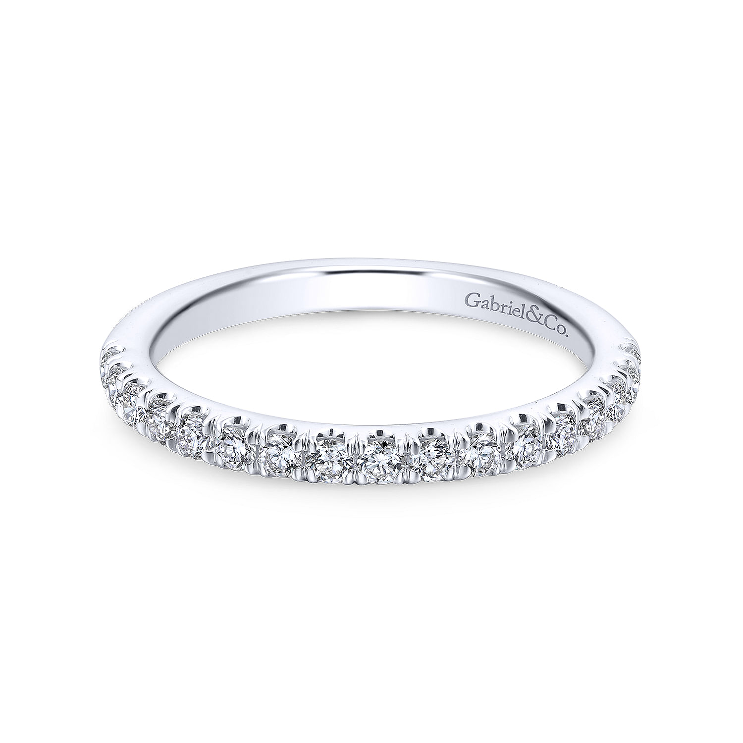 18k White Gold Diamond Straight 18k White Gold Diamond Straight