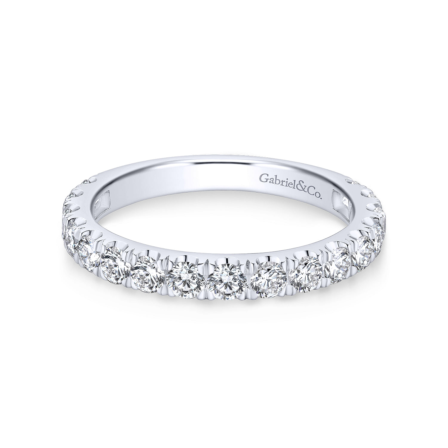 18k White Gold Diamond Straight 18k White Gold Diamond Straight