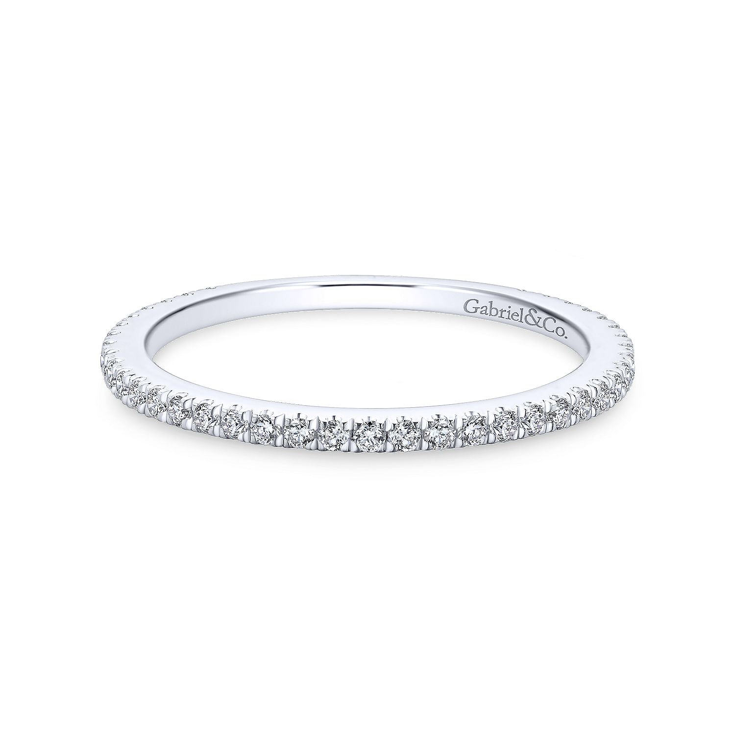 18k White Gold Diamond Straight 18k White Gold Diamond Straight