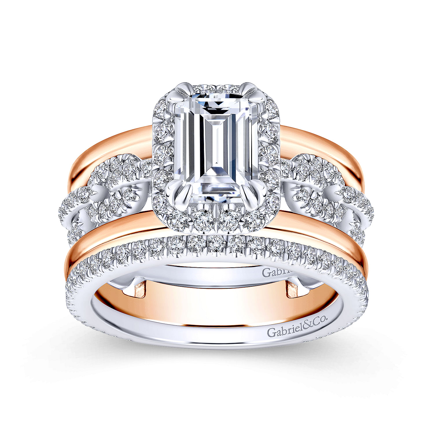 18k White Gold Diamond Straight Wedding Band angle 4 18k White Gold Diamond Straight Wedding Band angle 4