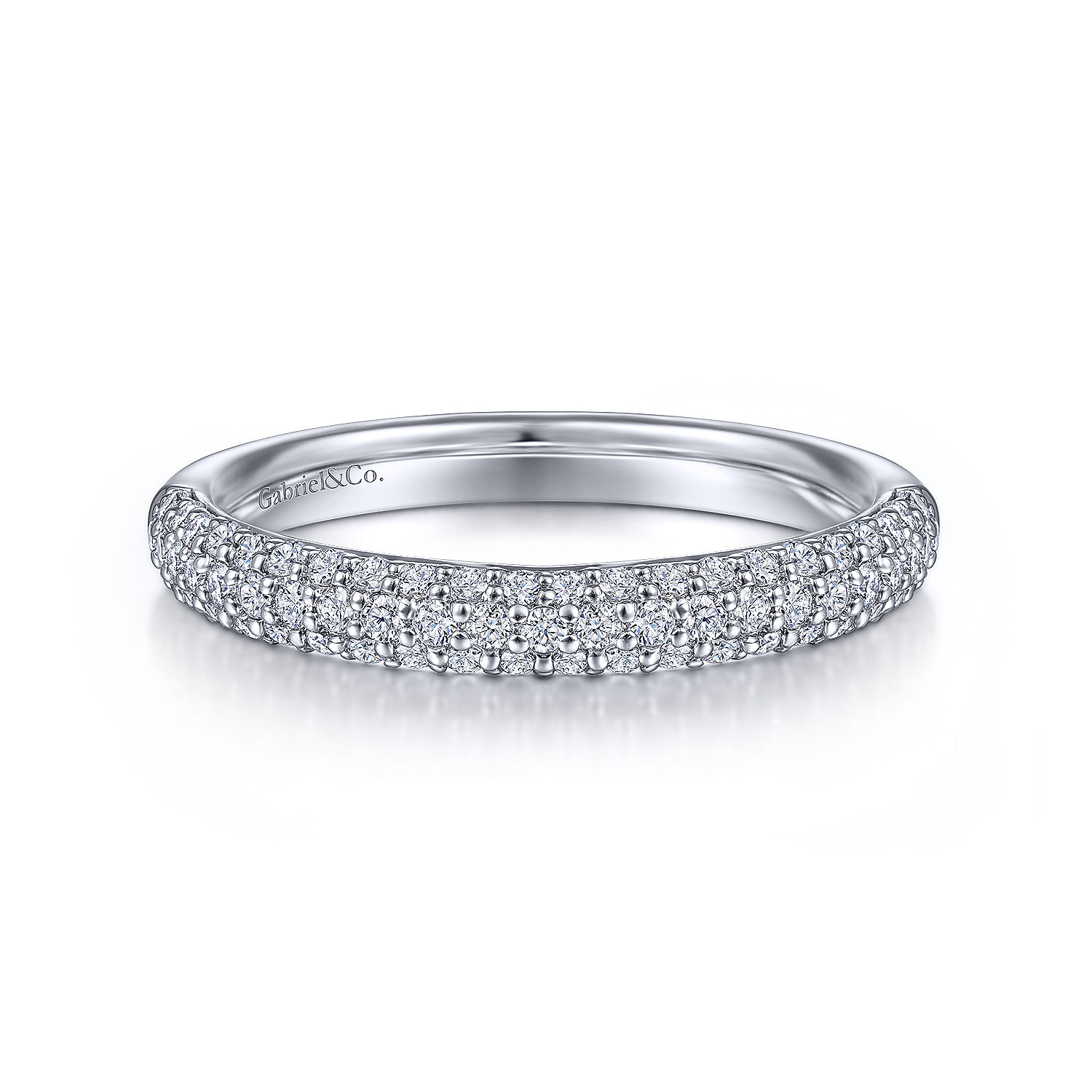 18k White Gold Diamond Straight 18k White Gold Diamond Straight