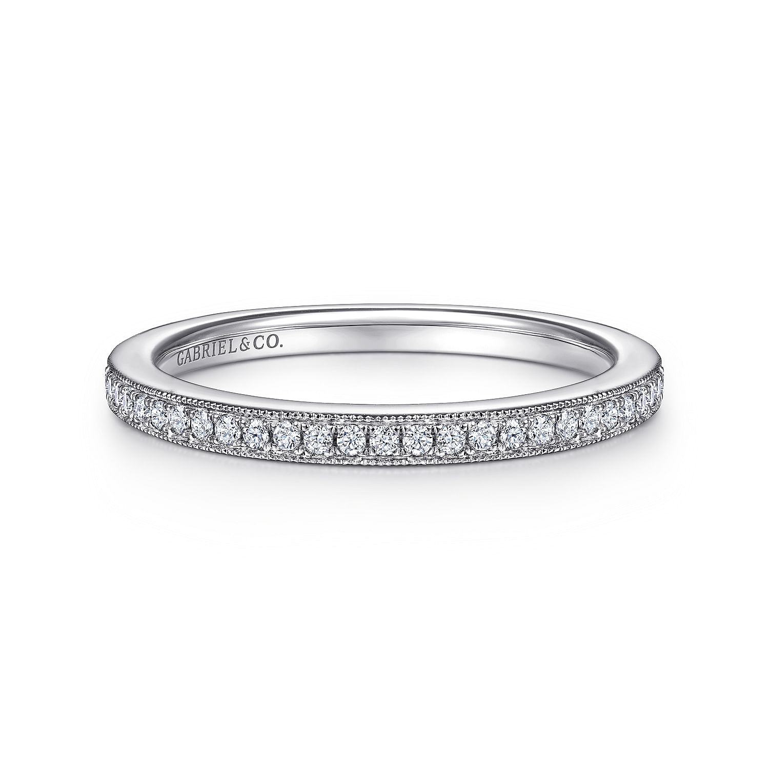 18k White Gold Diamond Straight 18k White Gold Diamond Straight