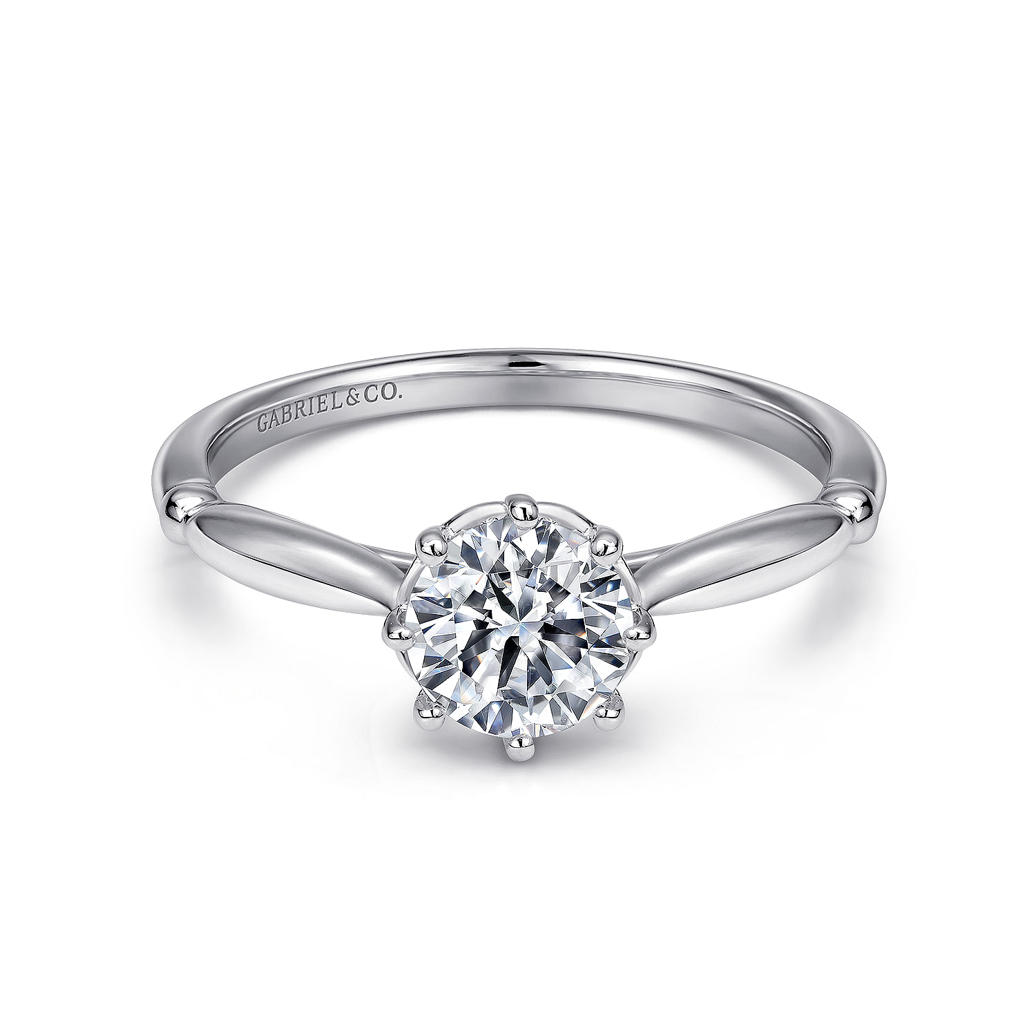 18k White Gold Solitaire 18k White Gold Solitaire