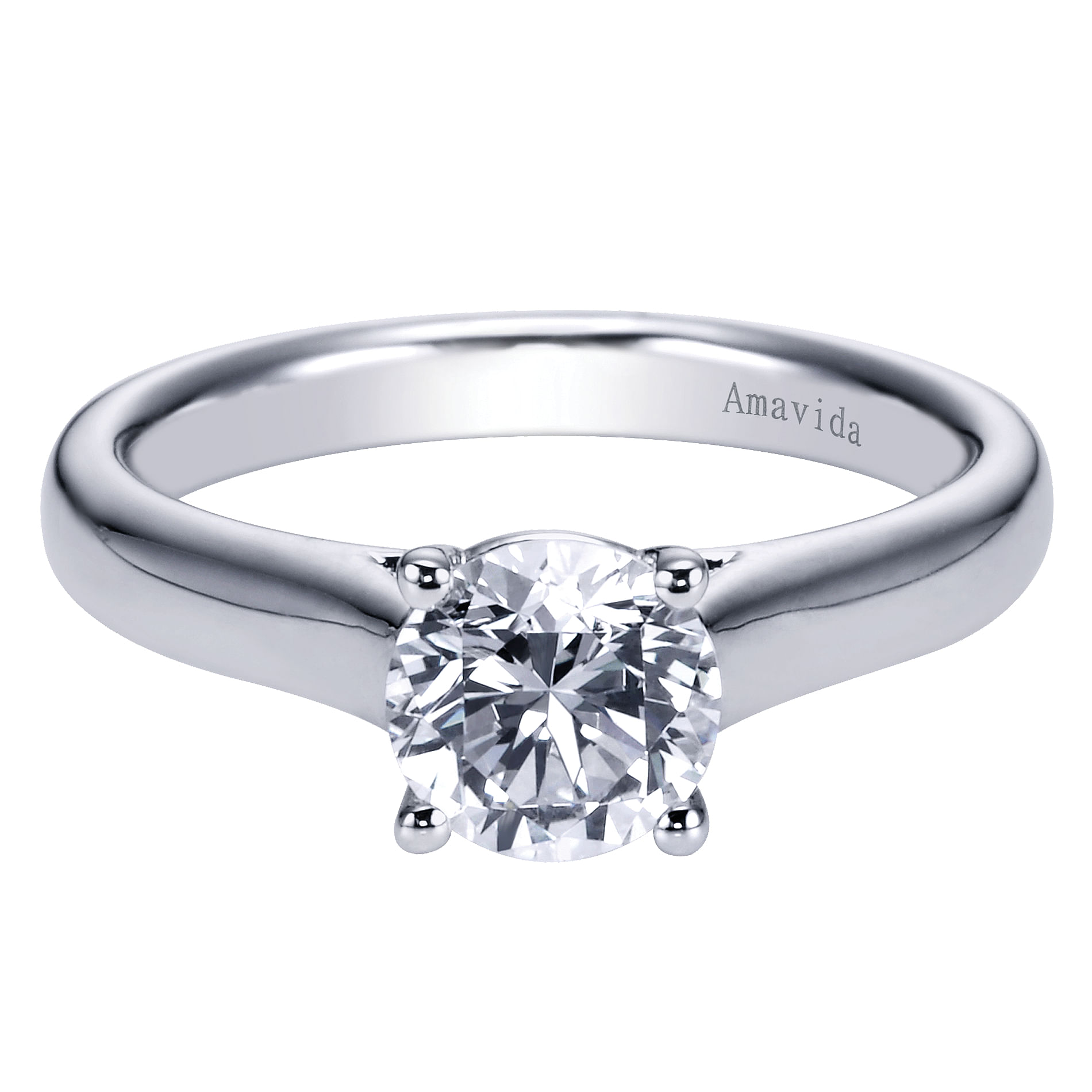 18k White Gold Solitaire 18k White Gold Solitaire