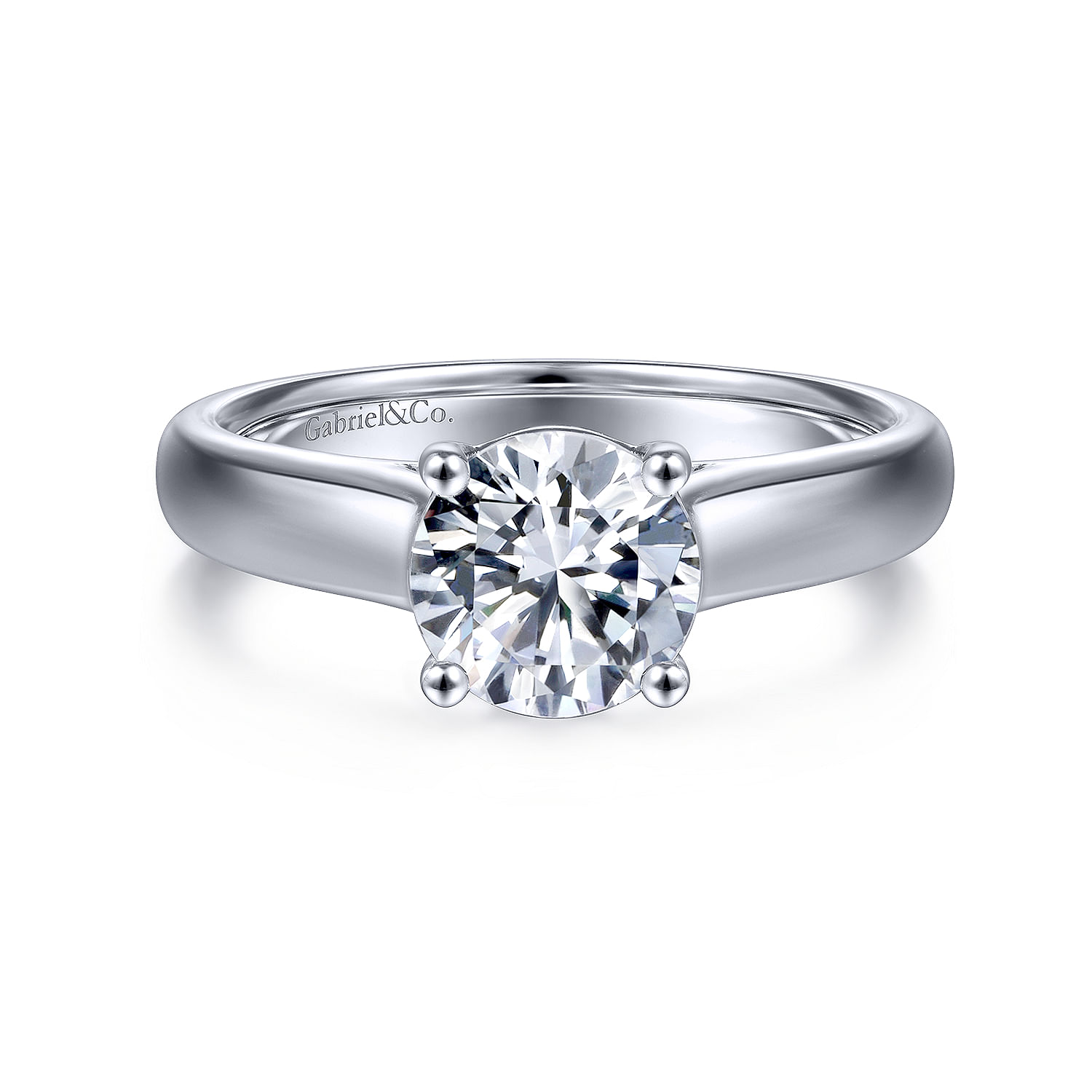 18k White Gold Solitaire 18k White Gold Solitaire