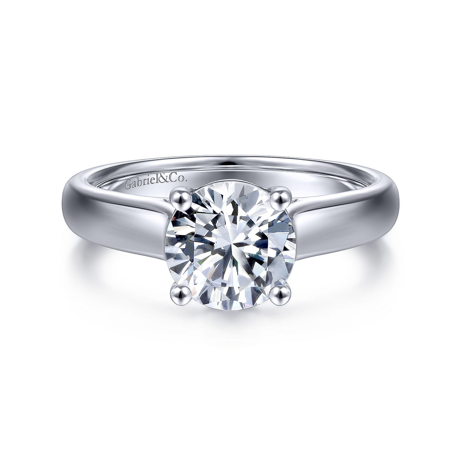 18k White Gold Solitaire 18k White Gold Solitaire