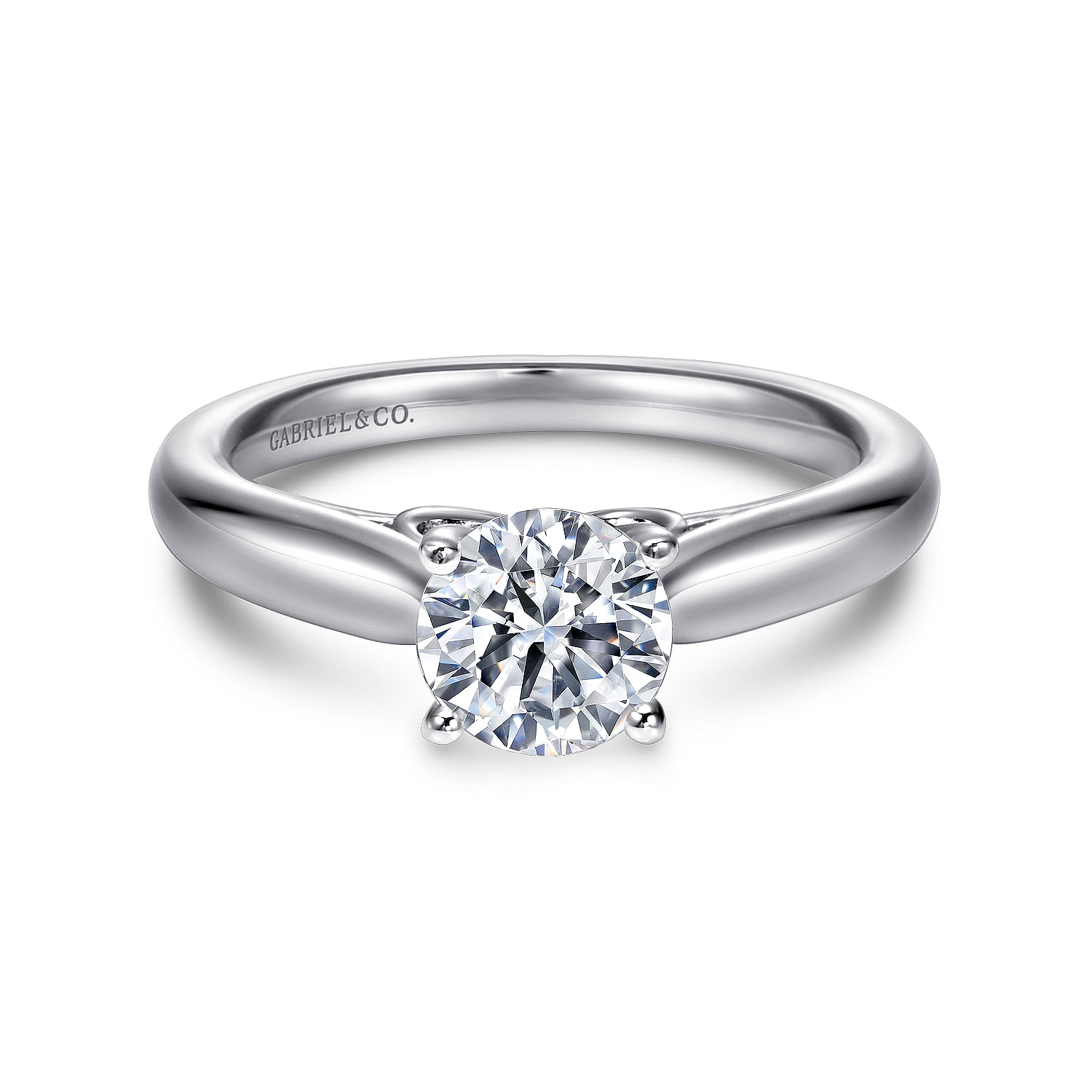 18k White Gold Solitaire 18k White Gold Solitaire
