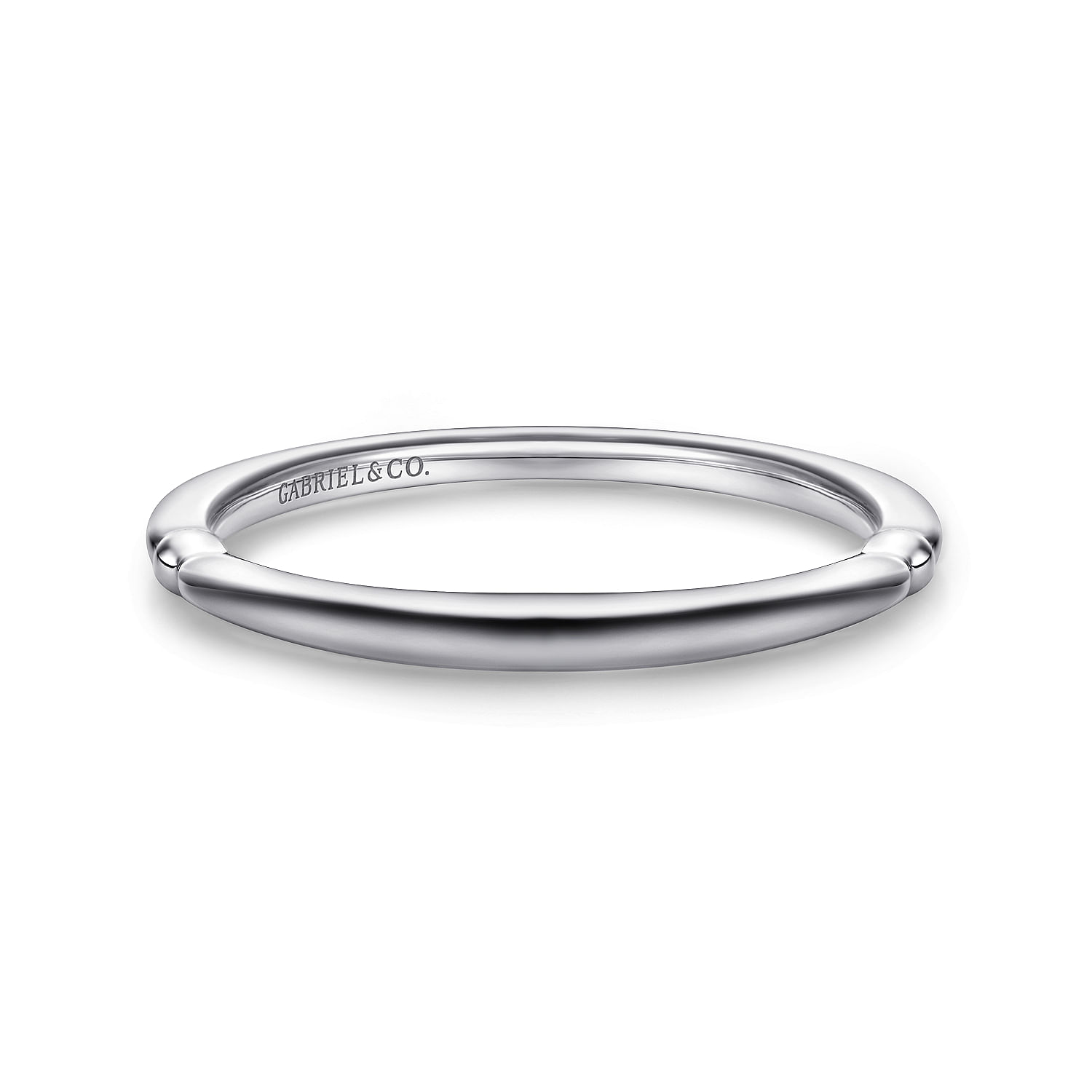 18k White Gold Straight 18k White Gold Straight