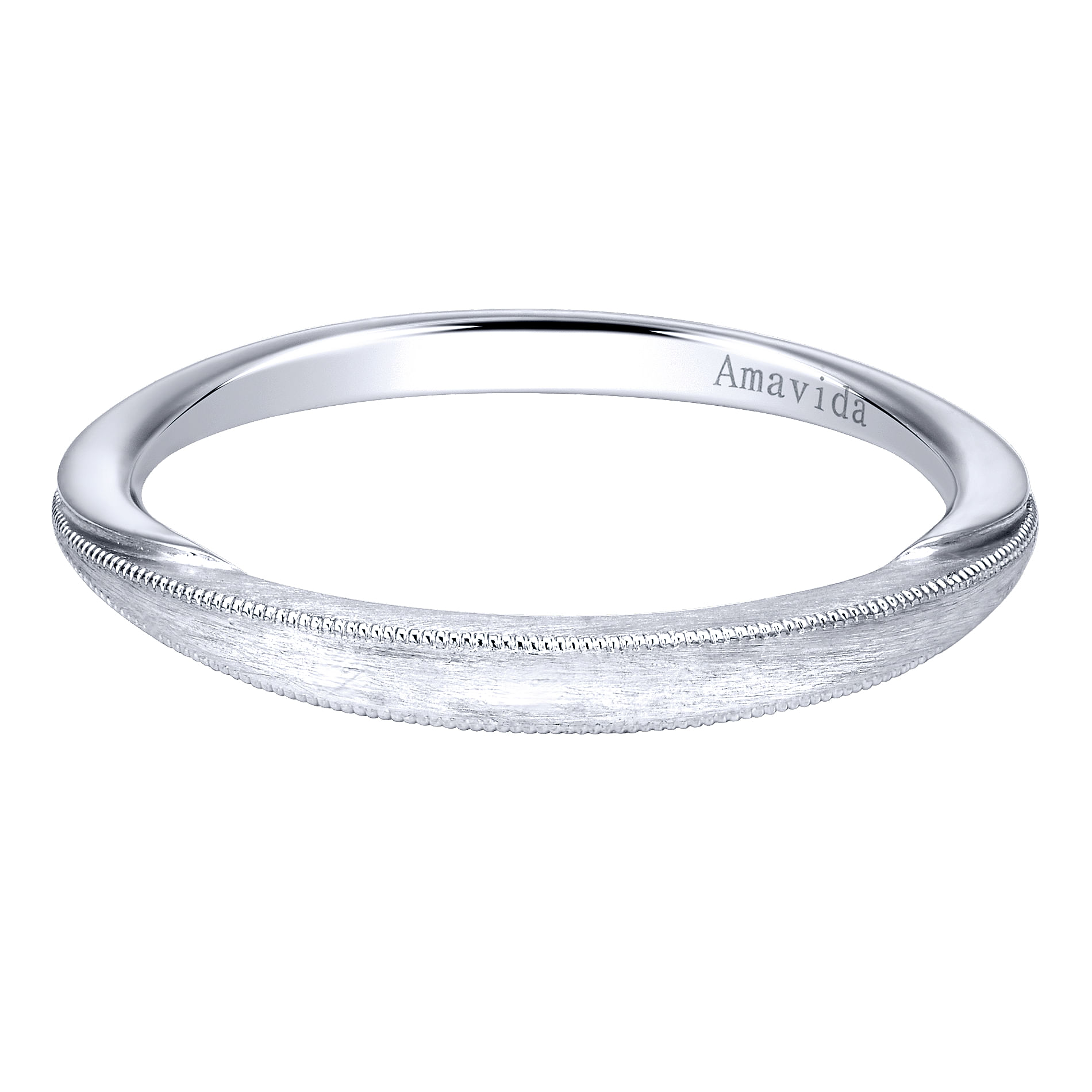 18k White Gold Straight 18k White Gold Straight