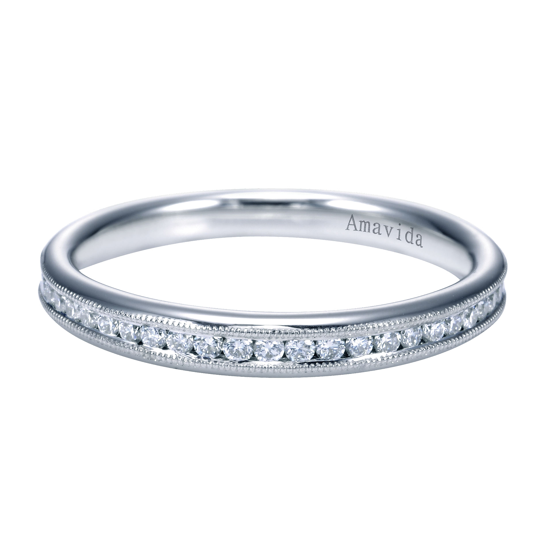 Vintage 18k White Gold Straight Vintage 18k White Gold Straight