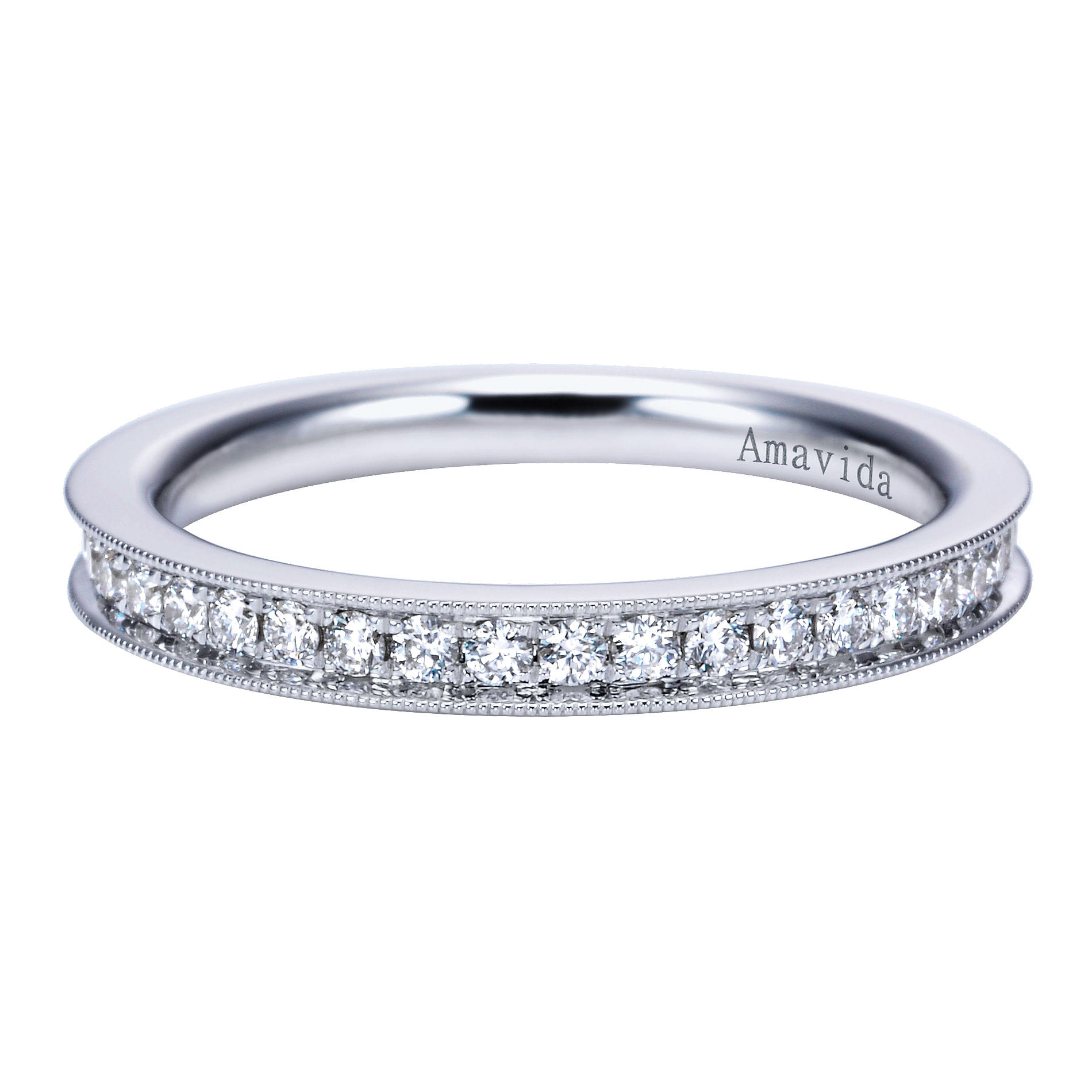 Vintage 18k White Gold Straight Vintage 18k White Gold Straight