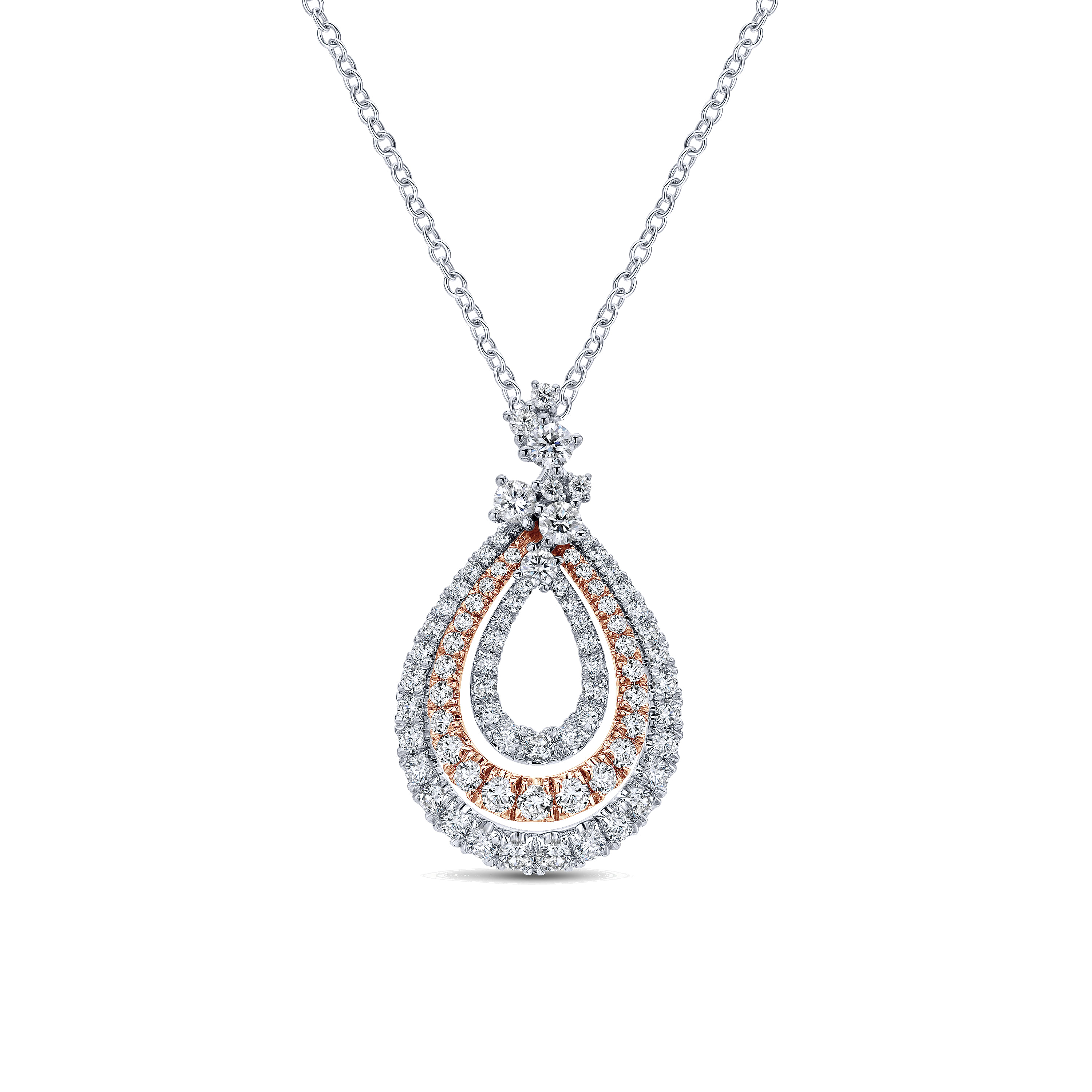 18k White/pink Gold Diamond Fashion 18k White/pink Gold Diamond Fashion