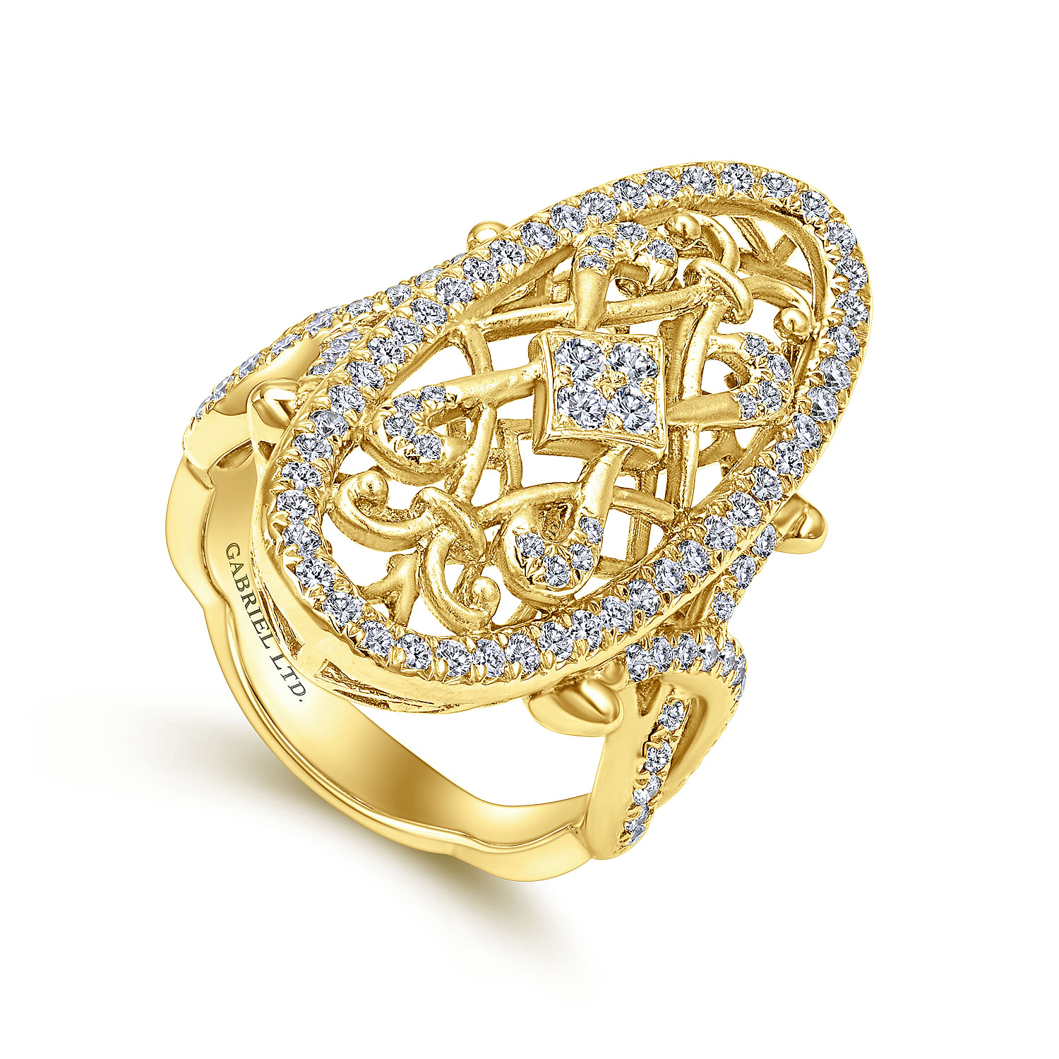 18k Yellow Gold Diamond Fashion Ladies 18k Yellow Gold Diamond Fashion Ladies