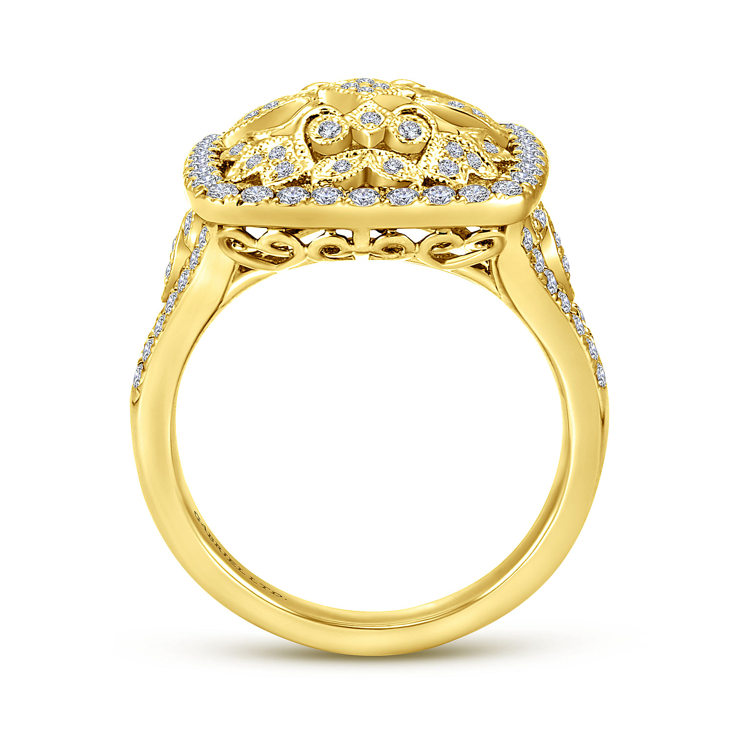18k Yellow Gold Diamond Fashion Ladies 18k Yellow Gold Diamond Fashion Ladies