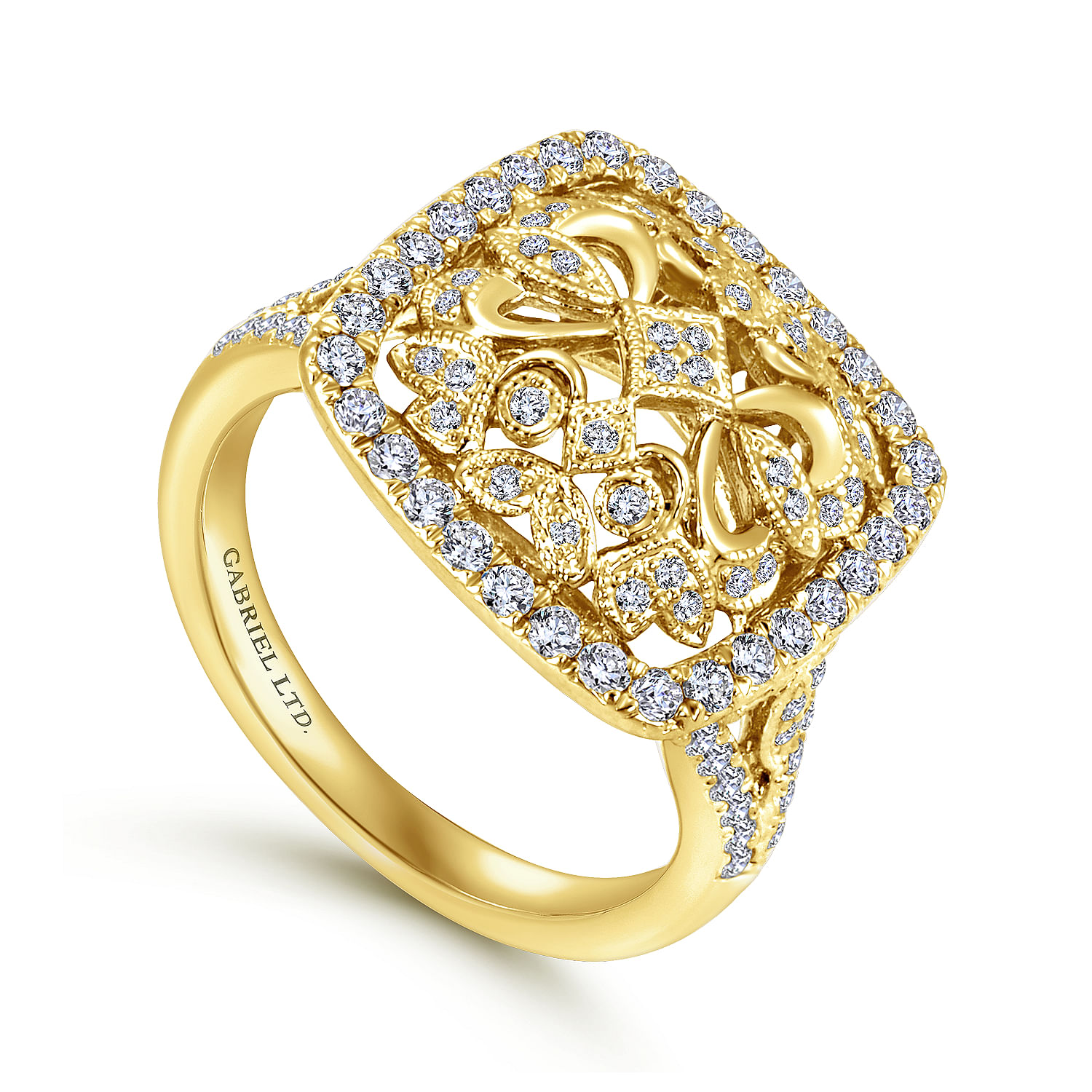 18k Yellow Gold Diamond Fashion Ladies 18k Yellow Gold Diamond Fashion Ladies