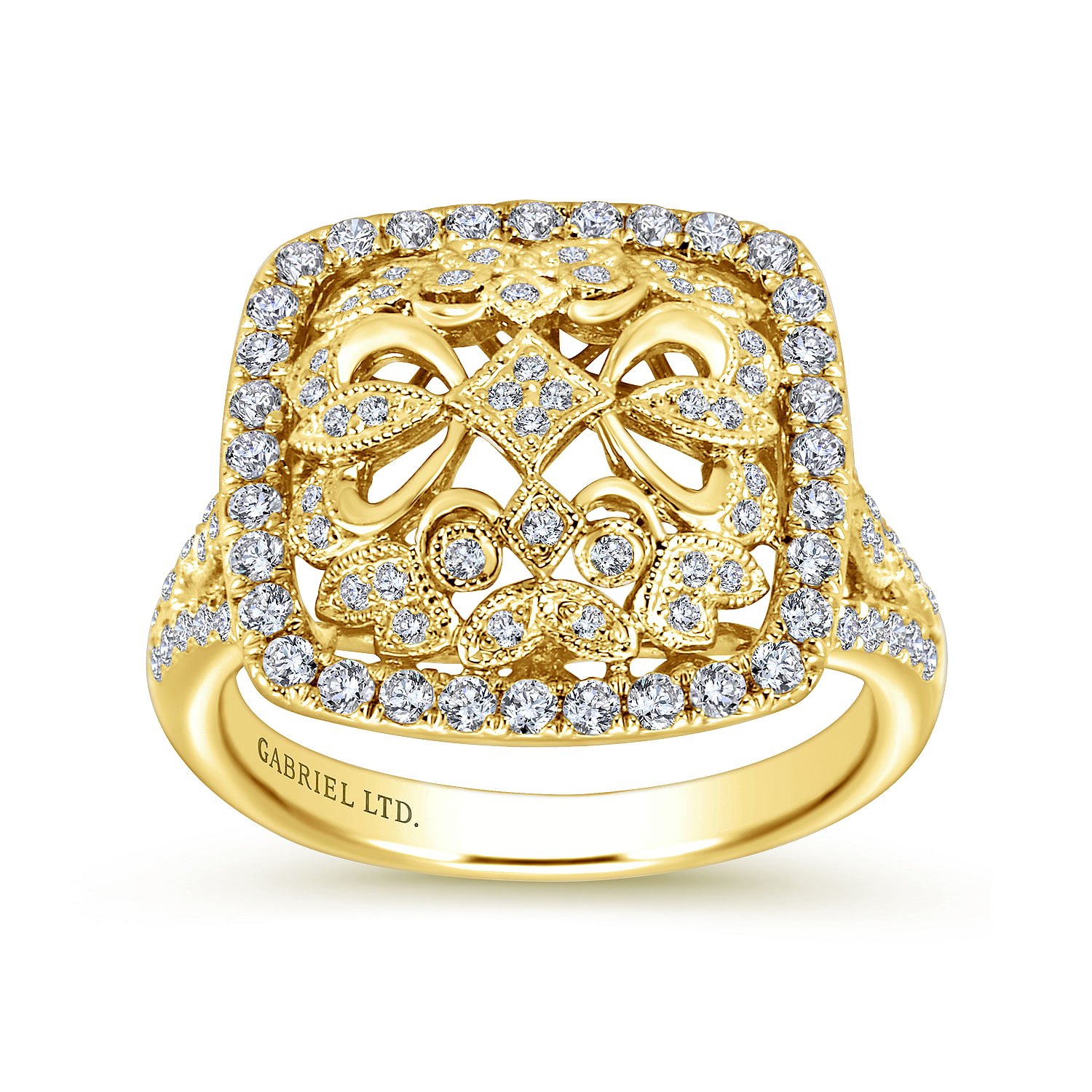 18k Yellow Gold Diamond Fashion Ladies 18k Yellow Gold Diamond Fashion Ladies