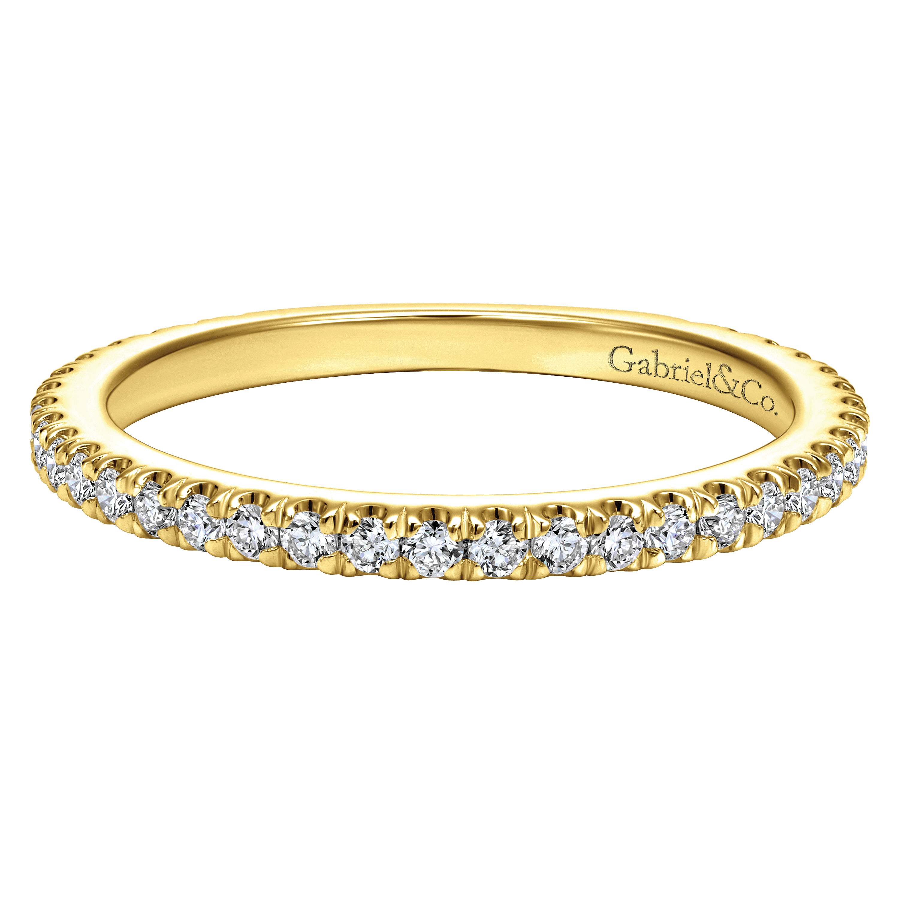 18k Yellow Gold Diamond Straight 18k Yellow Gold Diamond Straight