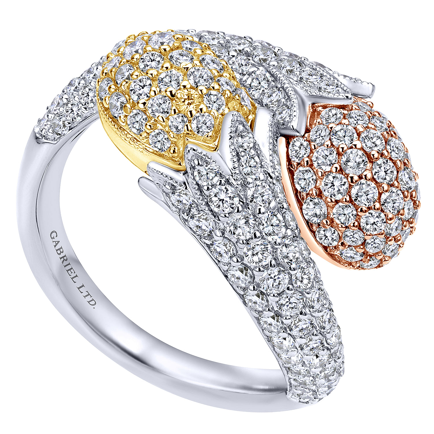 18k Yellow/white/pink Gold Diamond Fashion Ladies 18k Yellow/white/pink Gold Diamond Fashion Ladies