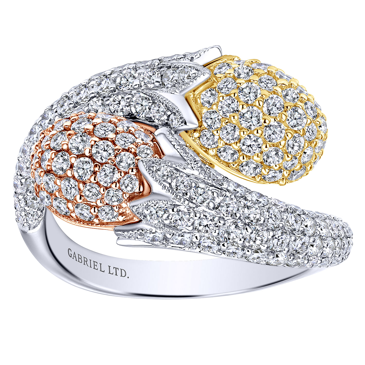 18k Yellow/white/pink Gold Diamond Fashion Ladies 18k Yellow/white/pink Gold Diamond Fashion Ladies