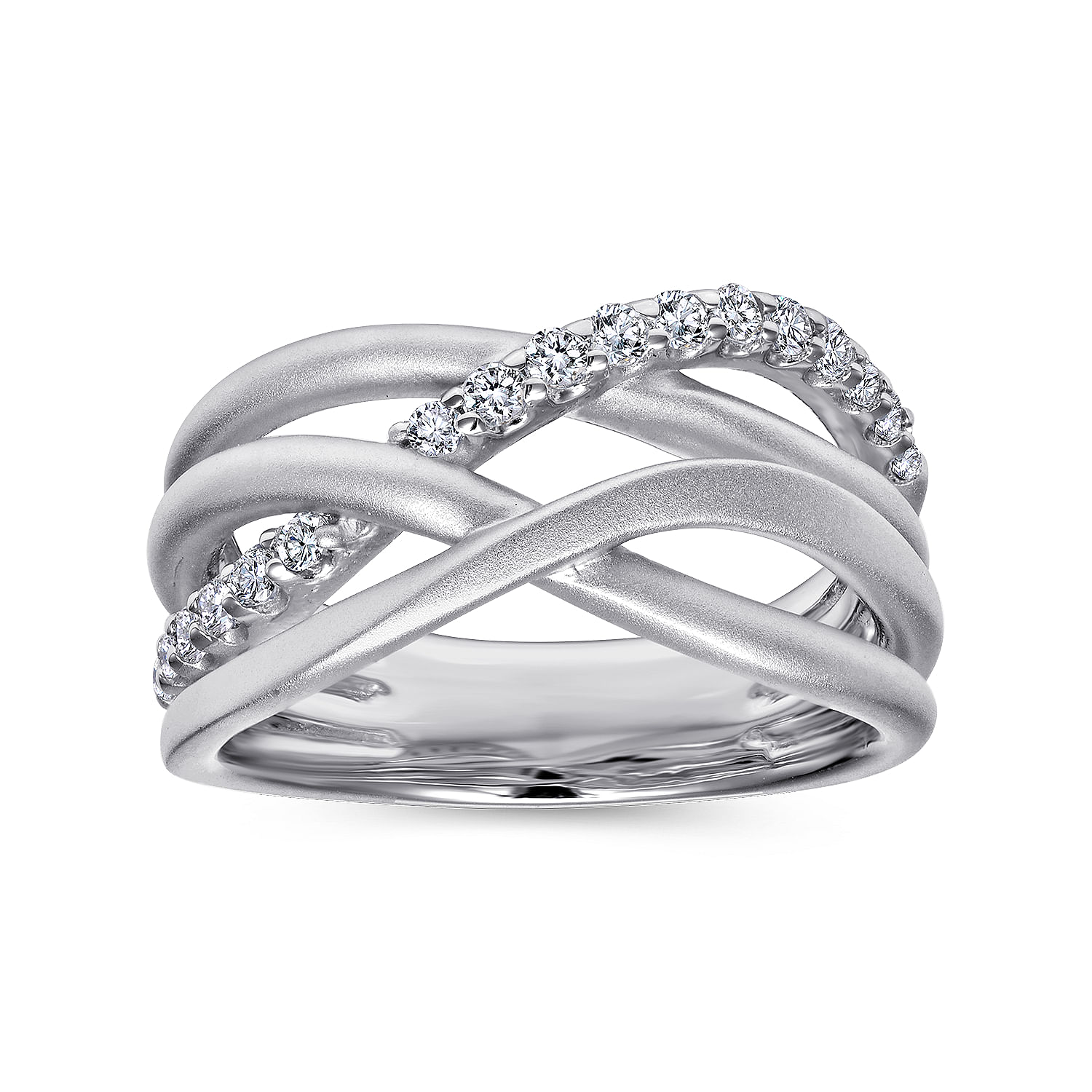 925 Silver Contemporary Wide Band Ladies 925 Silver Contemporary Wide Band Ladies
