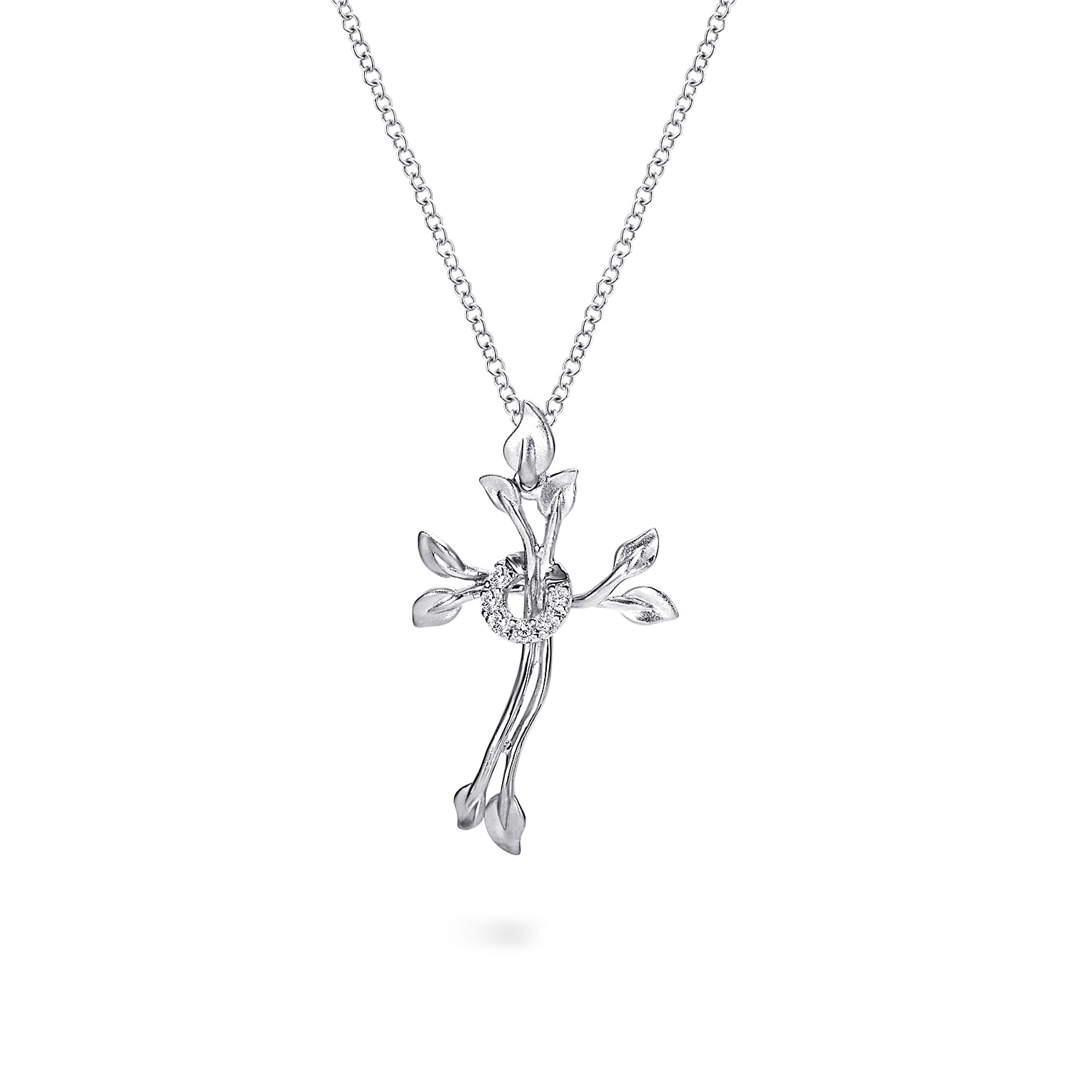 925 Silver Diamond Cross 925 Silver Diamond Cross