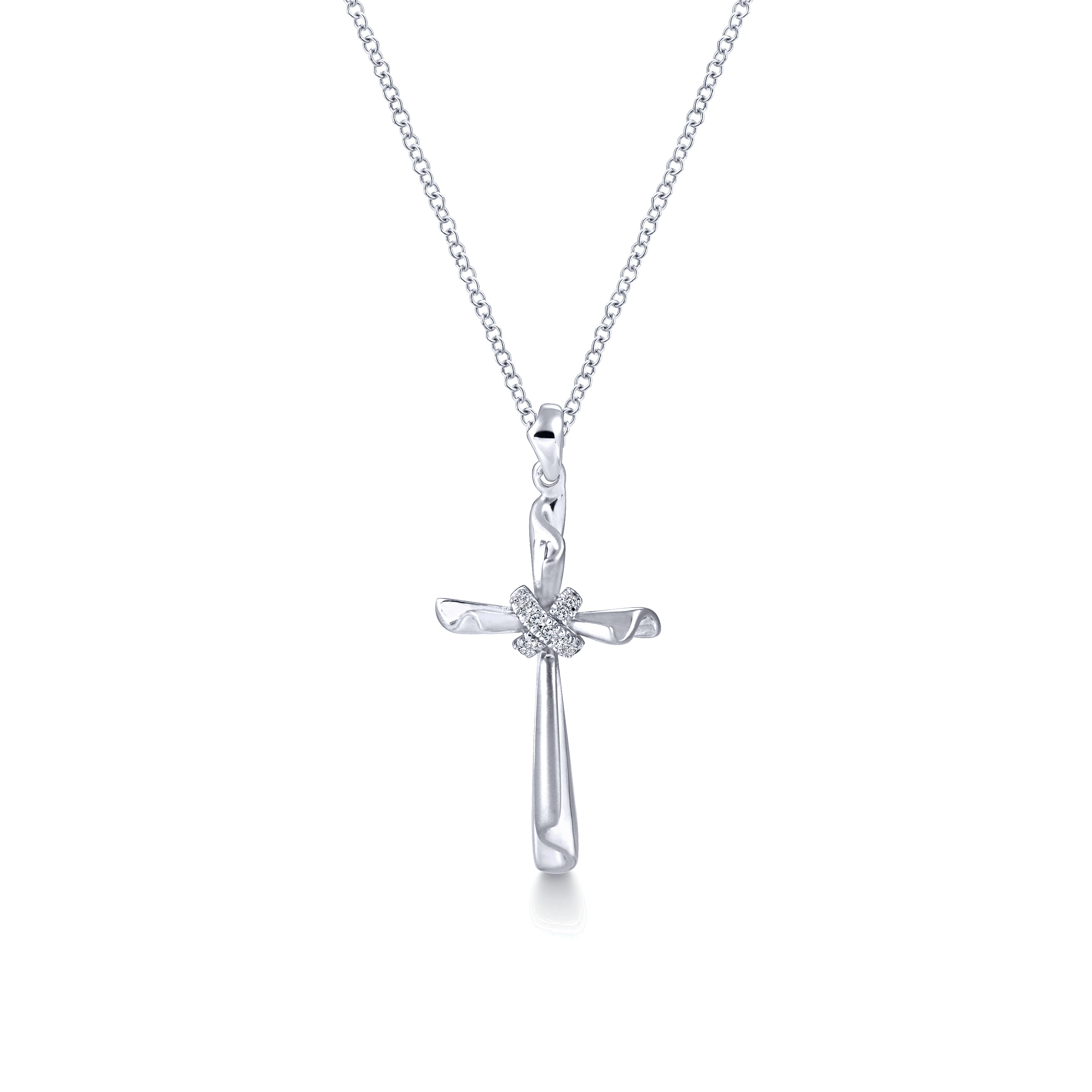 925 Silver Diamond Cross 925 Silver Diamond Cross