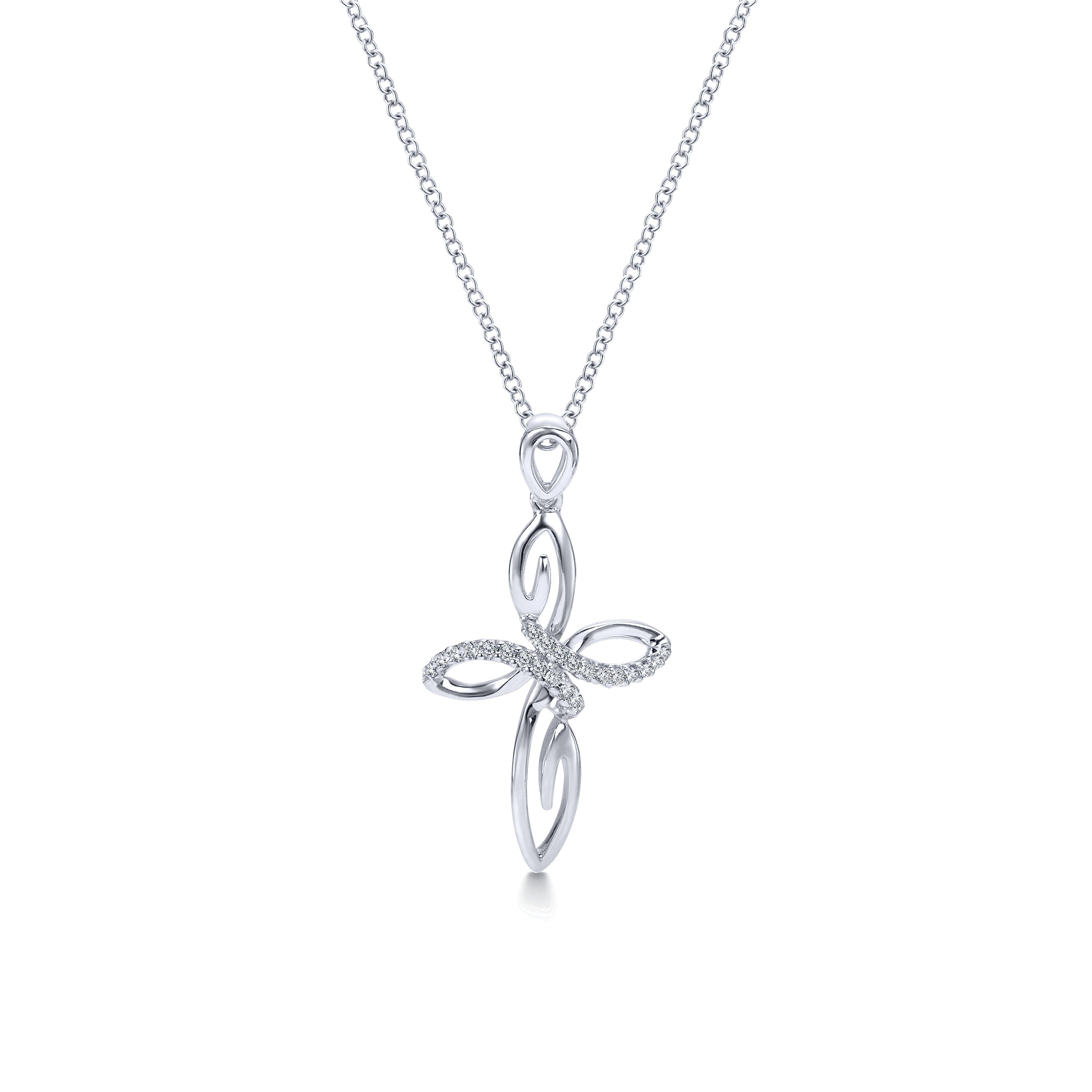 925 Silver Diamond Cross 925 Silver Diamond Cross