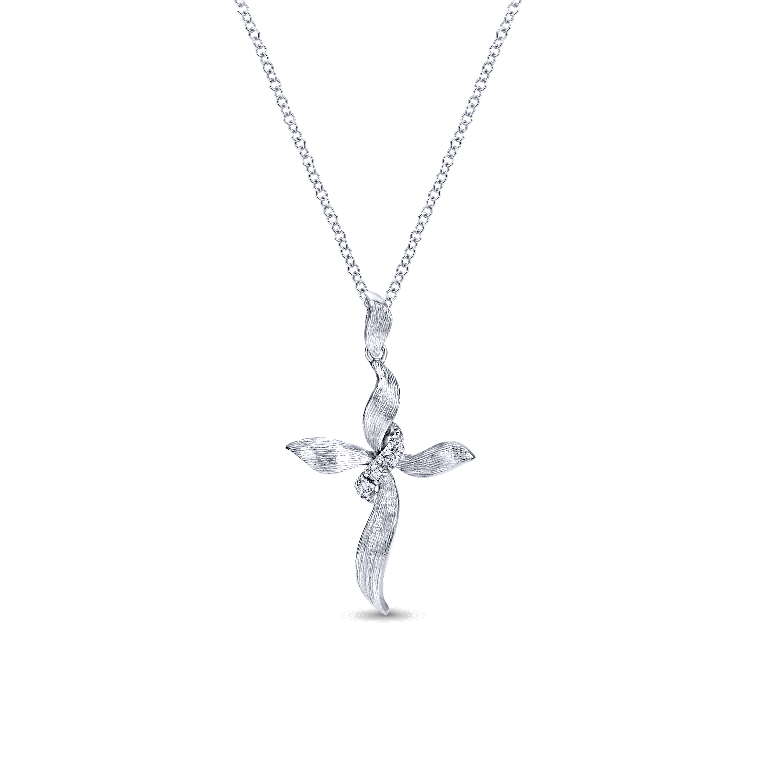 925 Silver Diamond Cross 925 Silver Diamond Cross