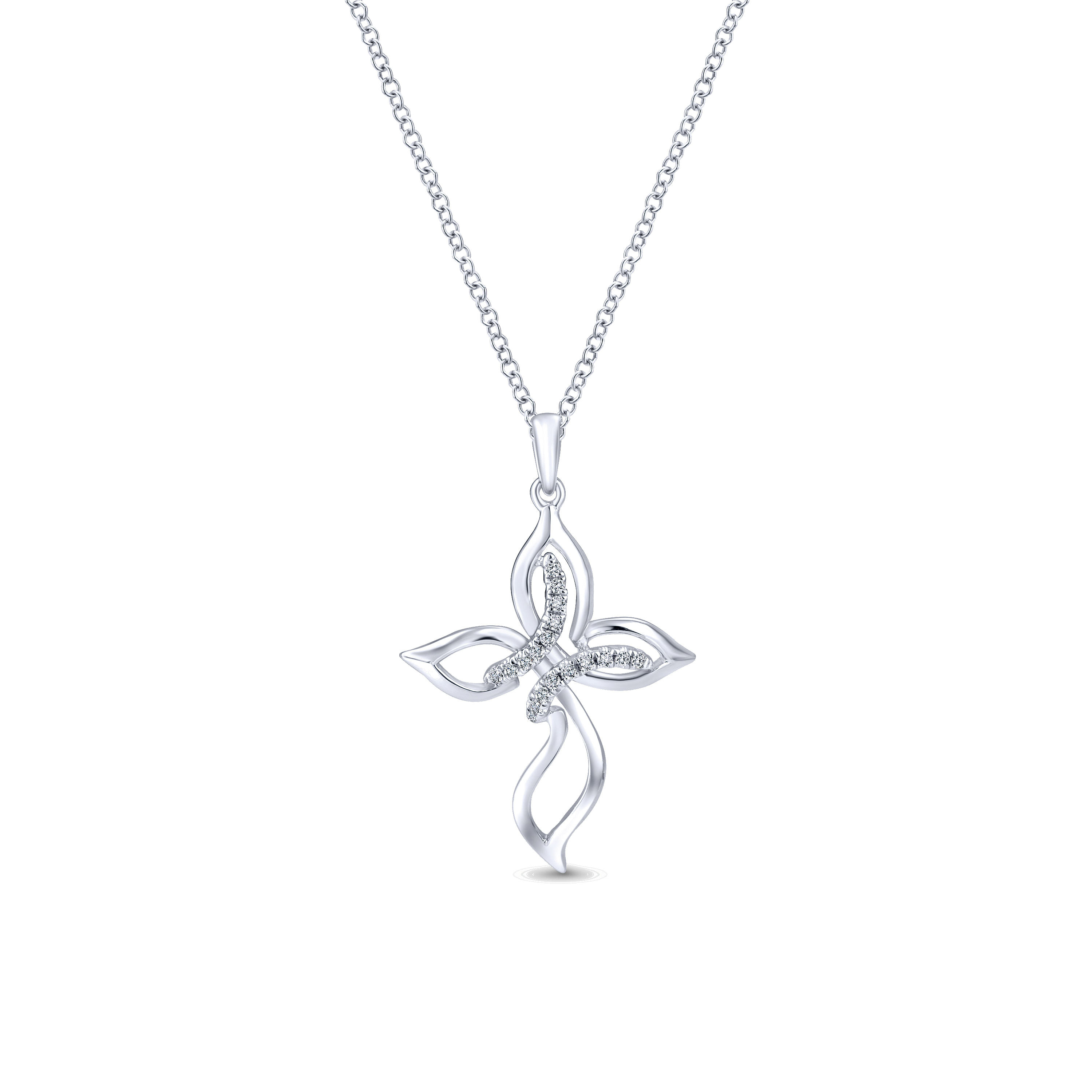 925 Silver Diamond Cross 925 Silver Diamond Cross