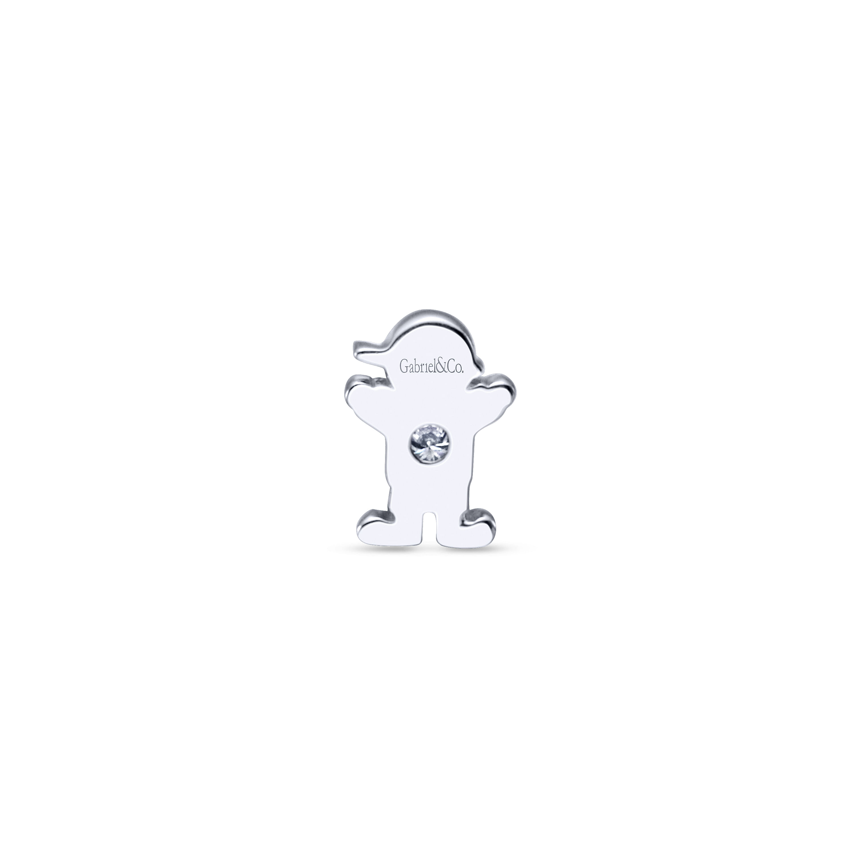 925 Silver Diamond Locket Charm Pendant angle 2 925 Silver Diamond Locket Charm Pendant angle 2