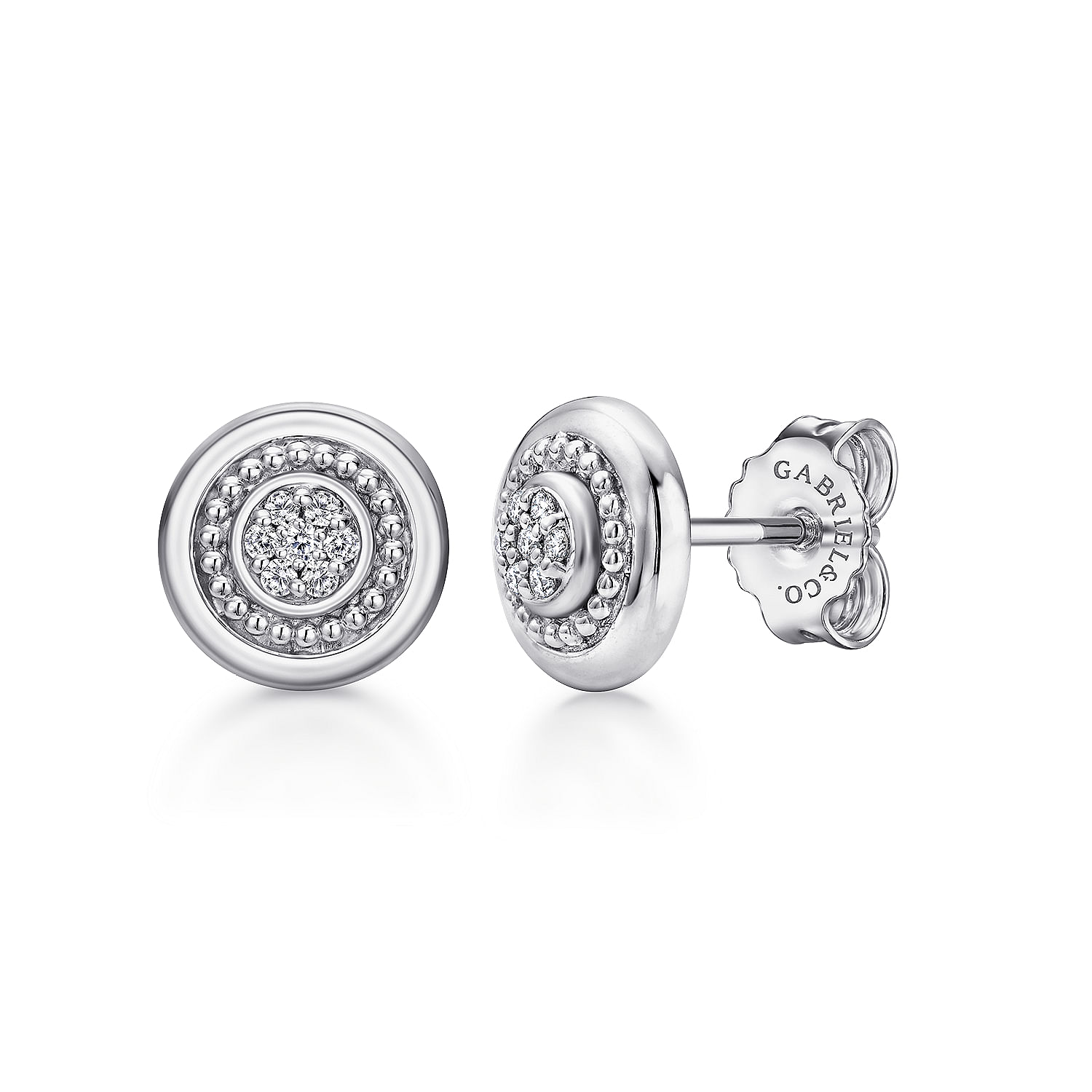 925 Silver Diamond Stud 925 Silver Diamond Stud