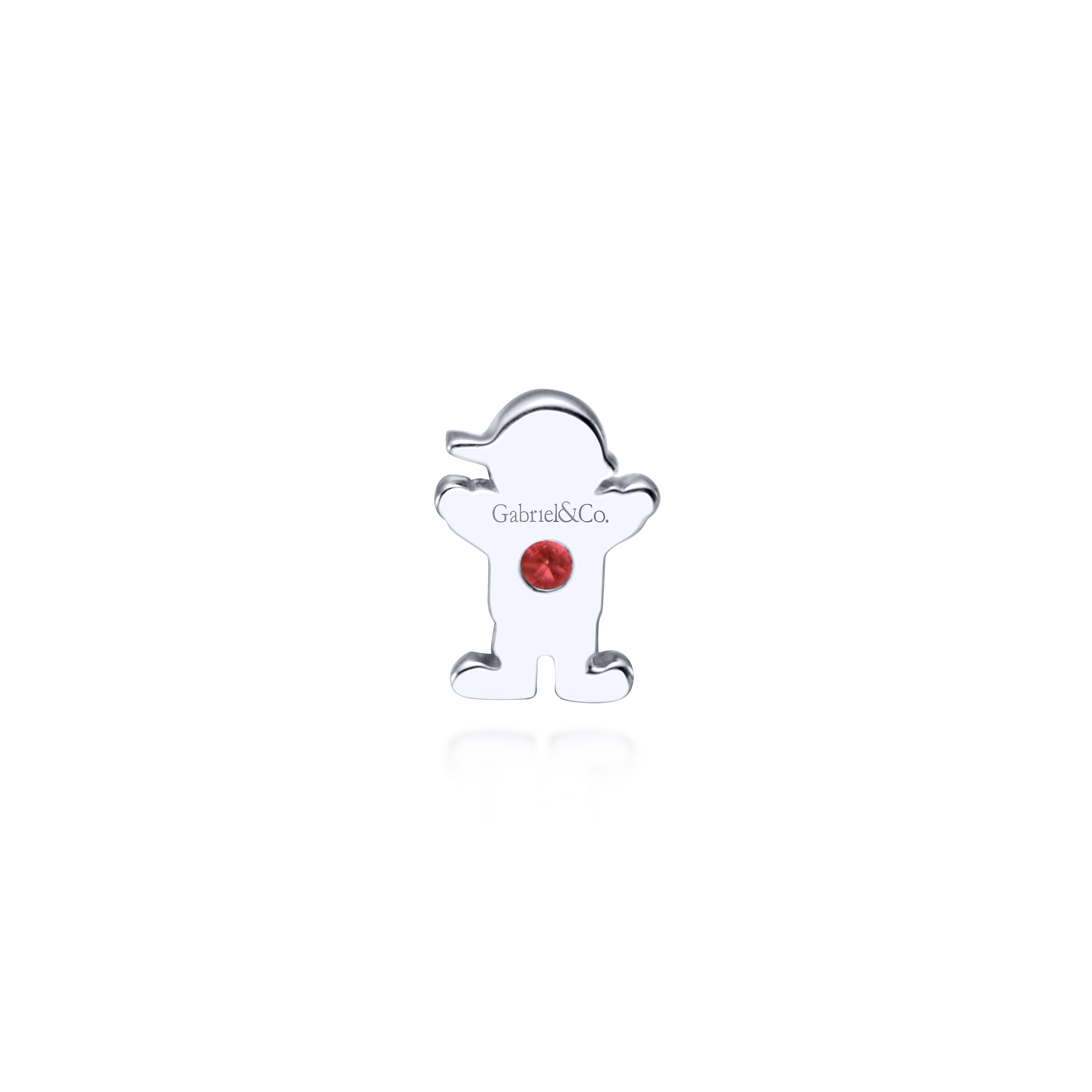 925 Silver Garnet Locket Charm Pendant angle 2 925 Silver Garnet Locket Charm Pendant angle 2
