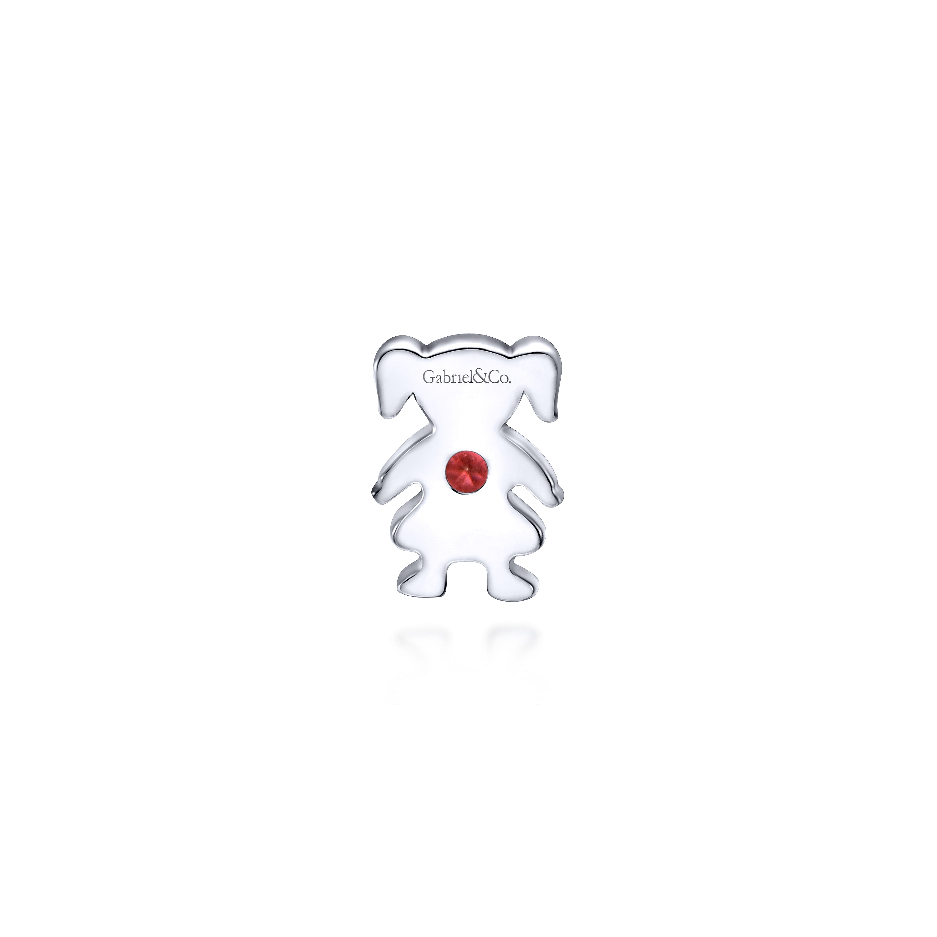 925 Silver Garnet Locket Charm Pendant angle 2 925 Silver Garnet Locket Charm Pendant angle 2